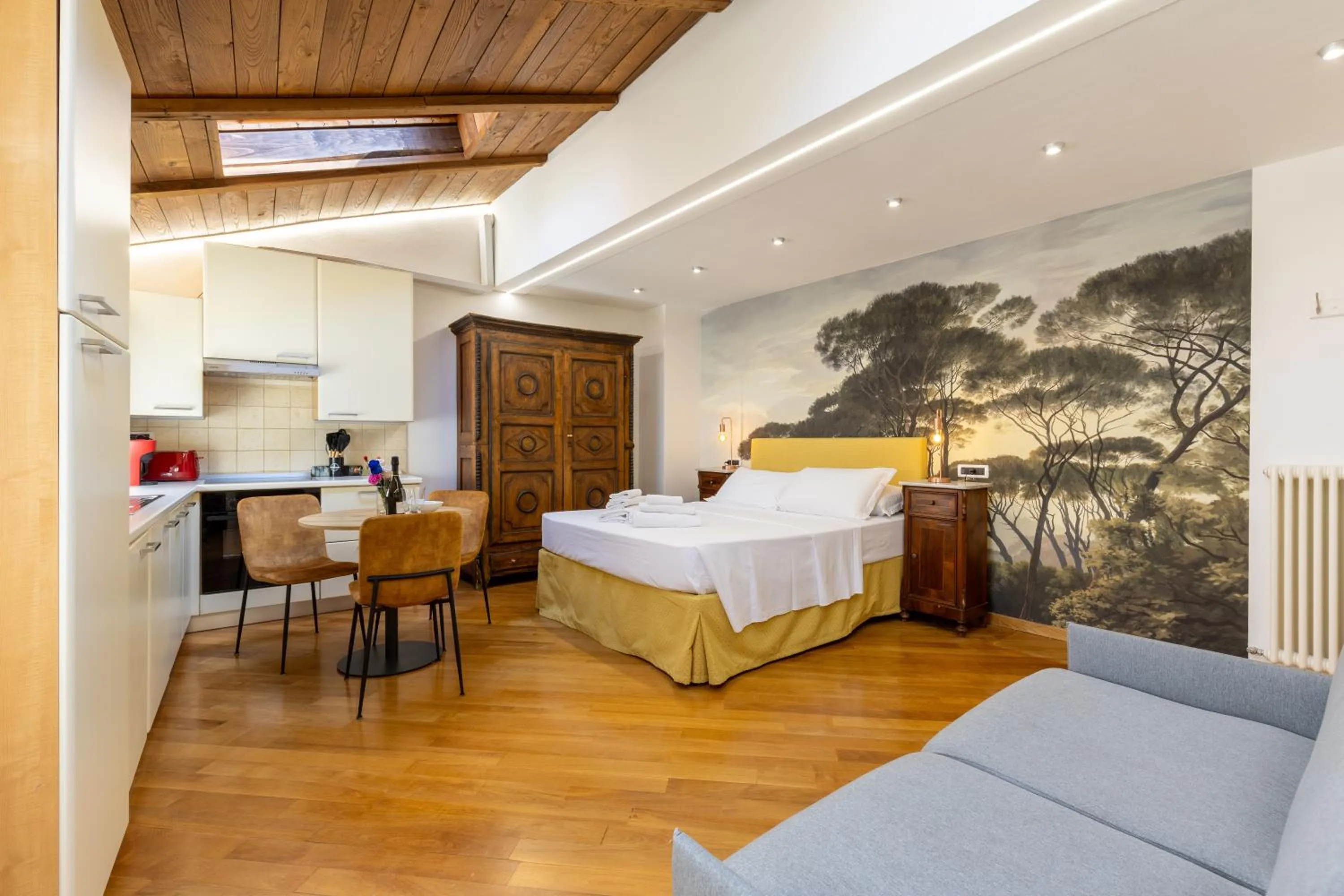 Bed in BolognaRoomscom - Frassinago Deluxe