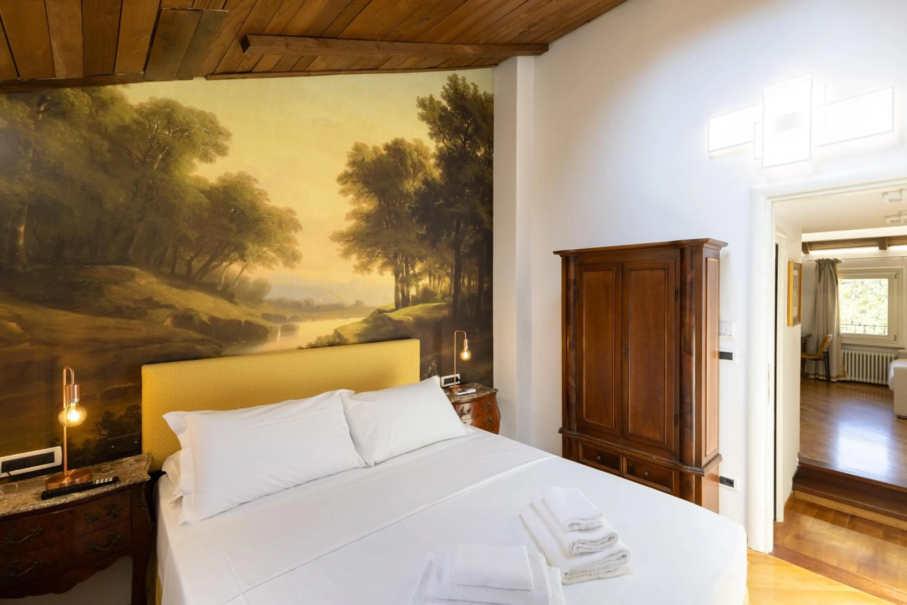 Bed in BolognaRoomscom - Frassinago Deluxe