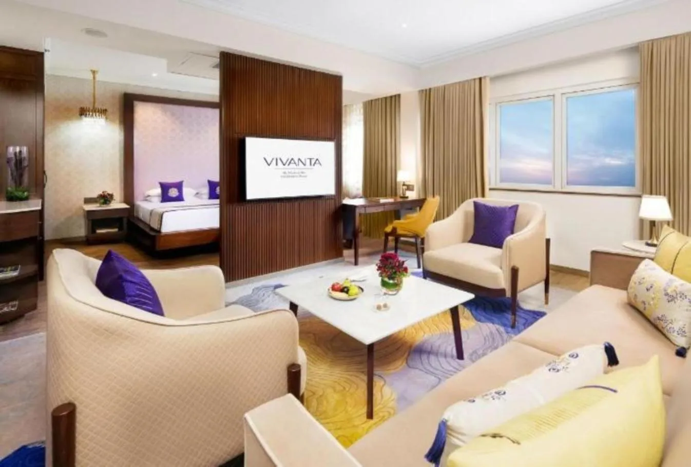 Living room in Vivanta Bengaluru Residency Road