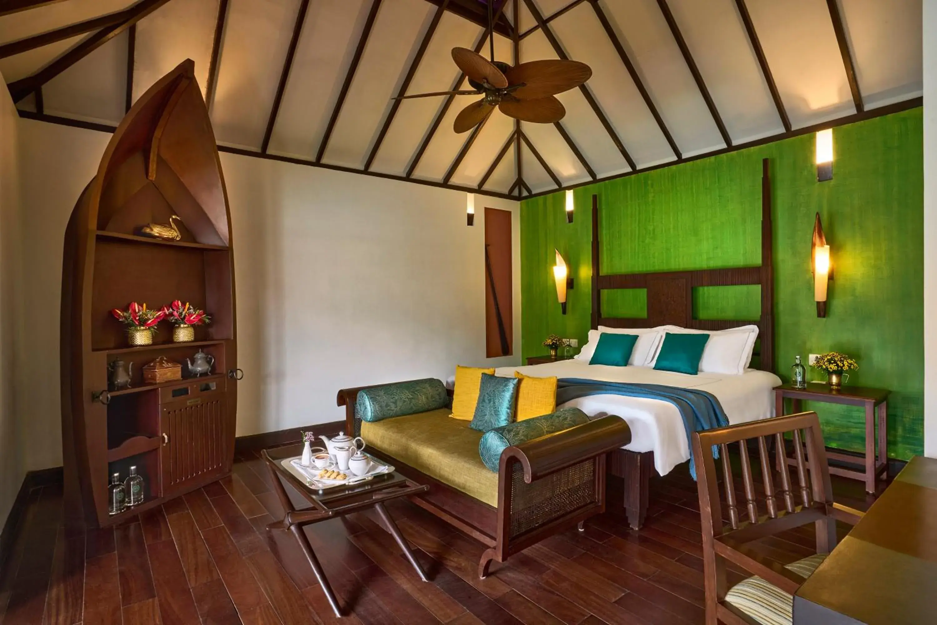 Bedroom, Bed in Taj Kumarakom Resort and Spa Kerala Bedroom, Bed in Taj Kumarakom Resort and Spa Kerala