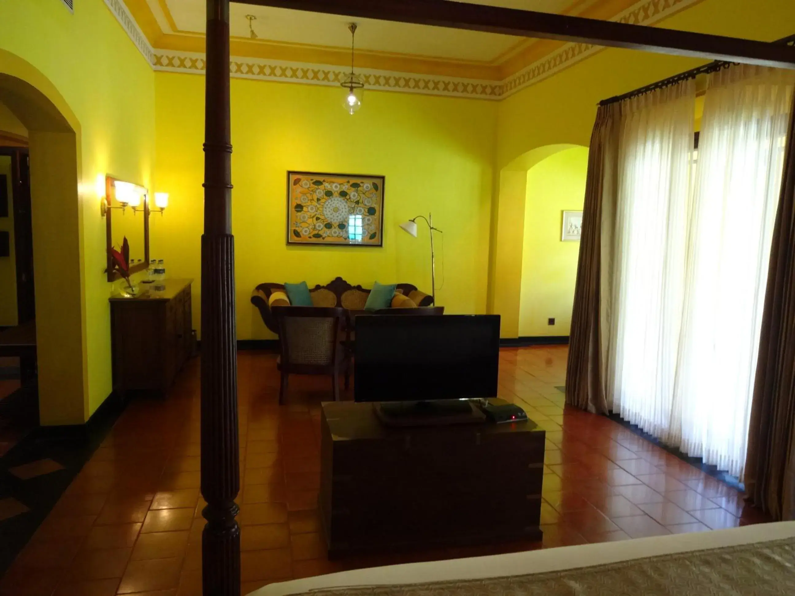 Living room in Taj Kumarakom Resort and Spa Kerala Living room in Taj Kumarakom Resort and Spa Kerala