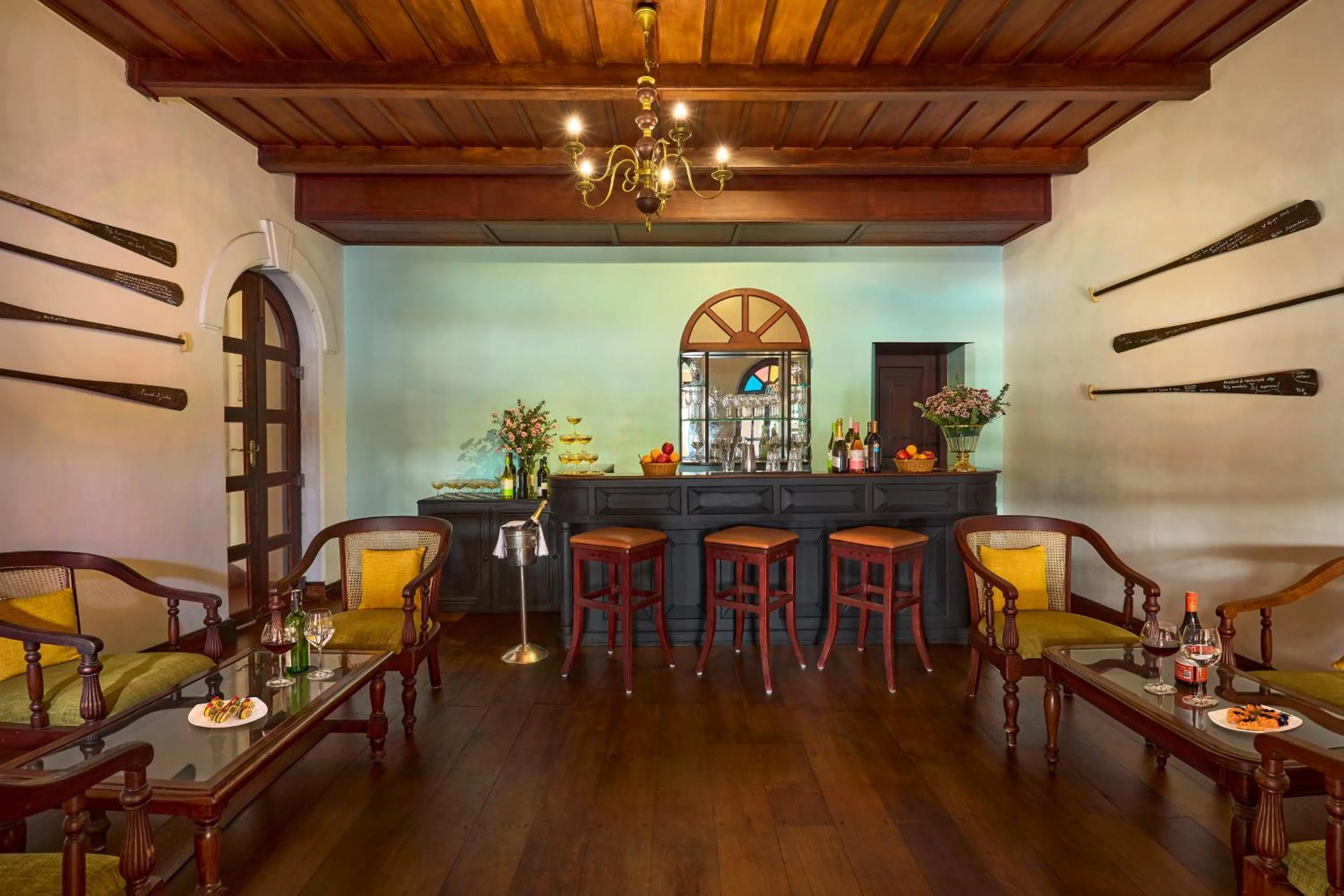 Seating area in Taj Kumarakom Resort and Spa Kerala