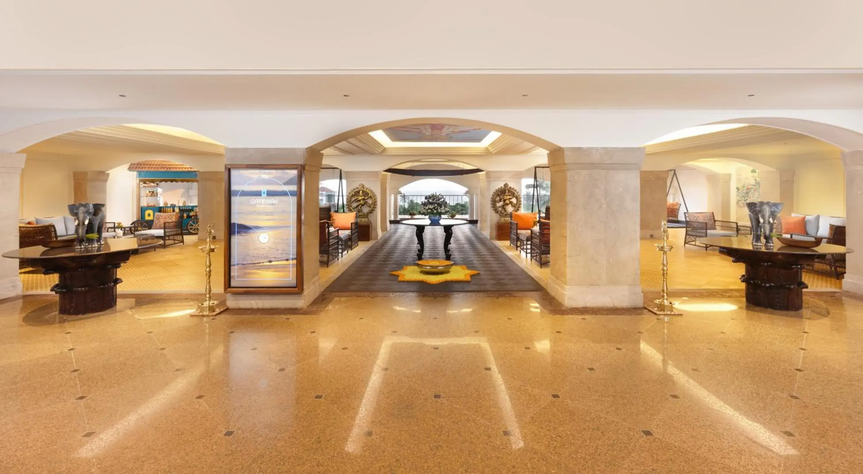 Lobby or reception in Gateway Varkala Lobby or reception in Gateway Varkala