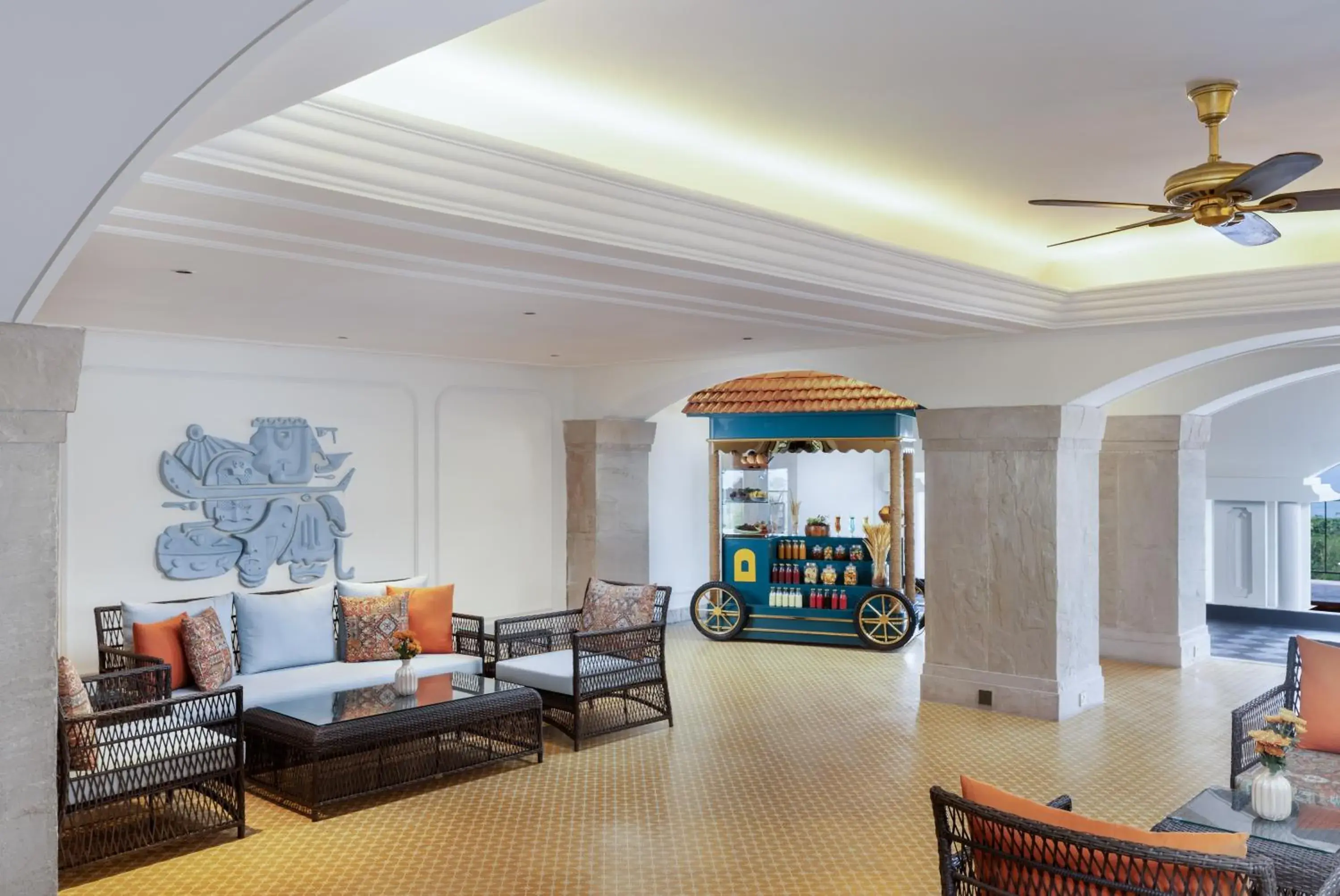 Lobby or reception in Gateway Varkala Lobby or reception in Gateway Varkala