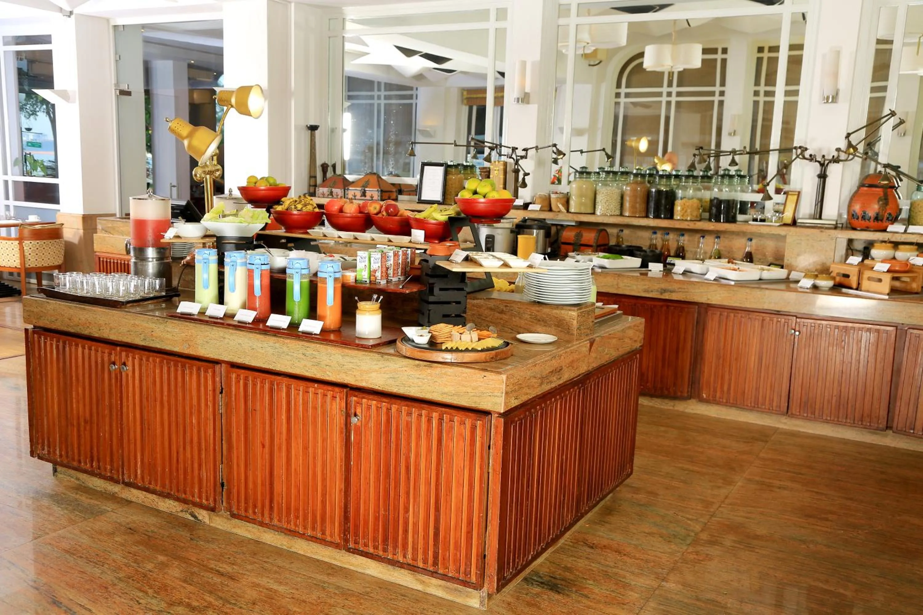 Breakfast in Taj Malabar Resort & Spa, Cochin.