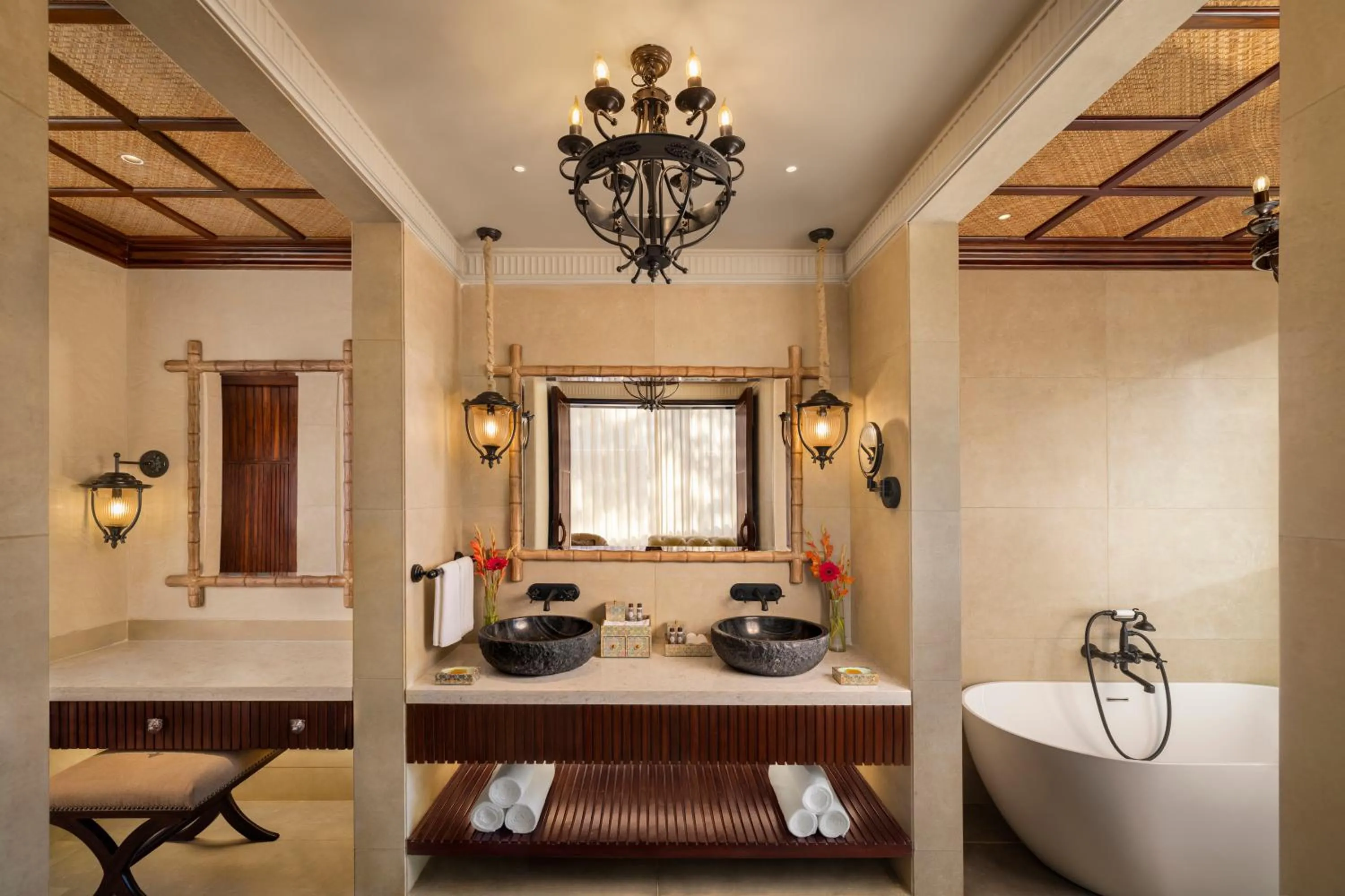 Bathroom in Sawai Madhopur Lodge - IHCL SeleQtions