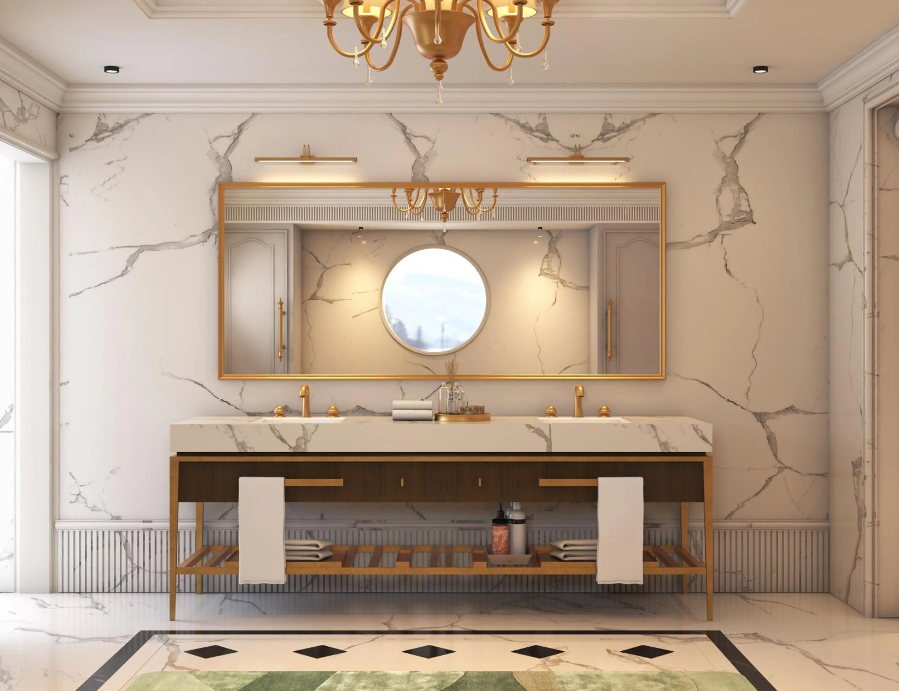 Bathroom in Sawai Madhopur Lodge - IHCL SeleQtions