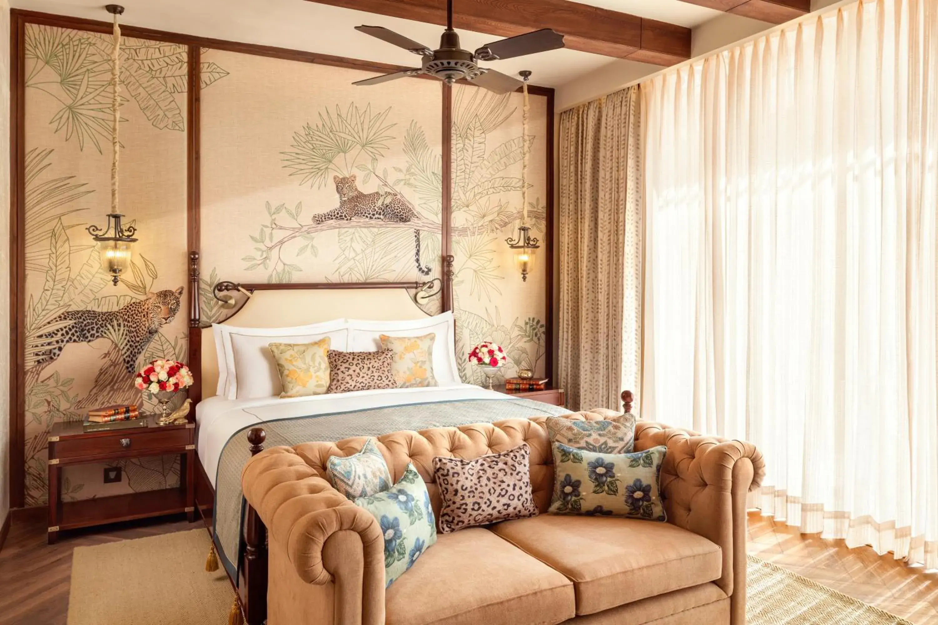 Bedroom in Sawai Madhopur Lodge - IHCL SeleQtions Bedroom in Sawai Madhopur Lodge - IHCL SeleQtions