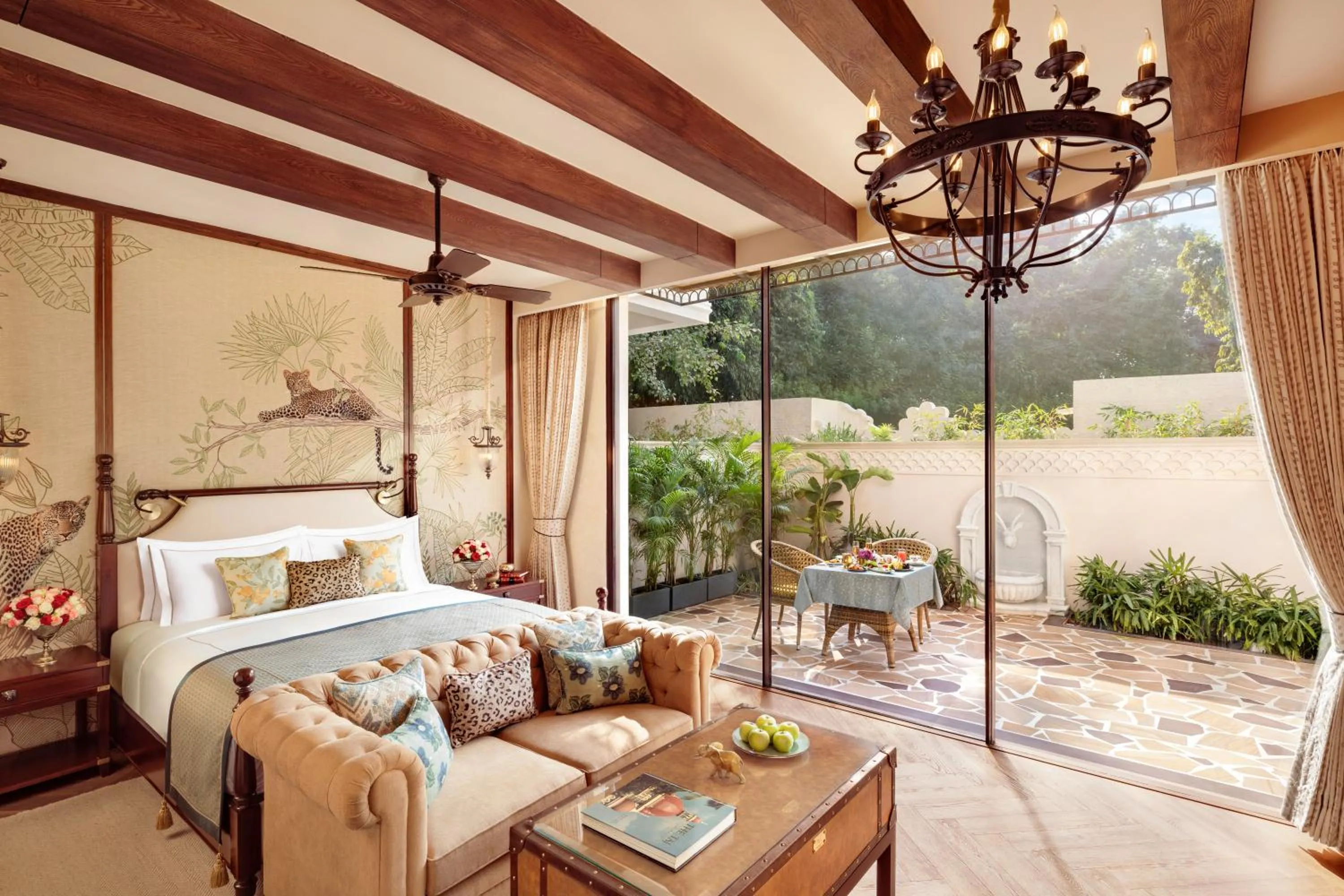 Photo of the whole room, Bed in Sawai Madhopur Lodge - IHCL SeleQtions