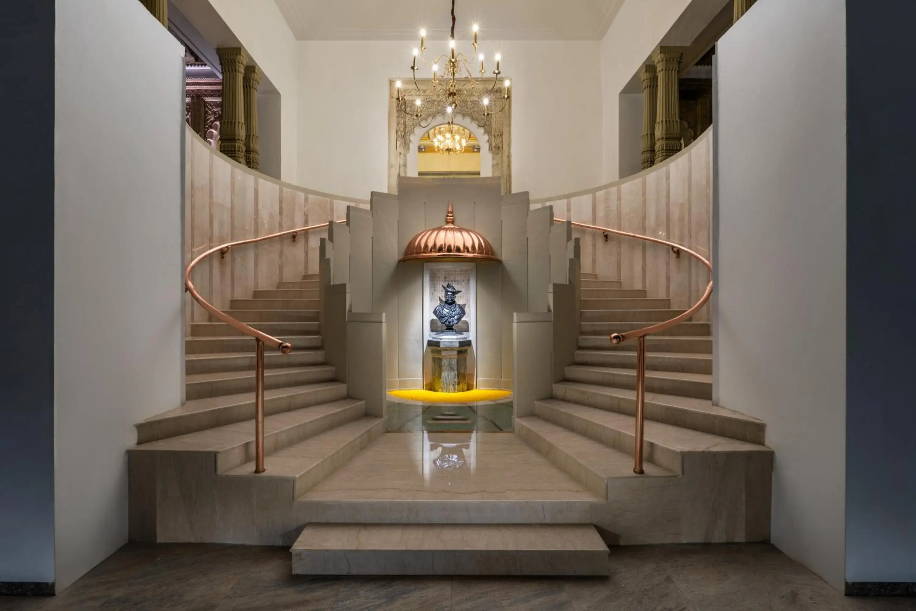 Facade/entrance in Taj Usha Kiran Palace, Gwalior Facade/entrance in Taj Usha Kiran Palace, Gwalior