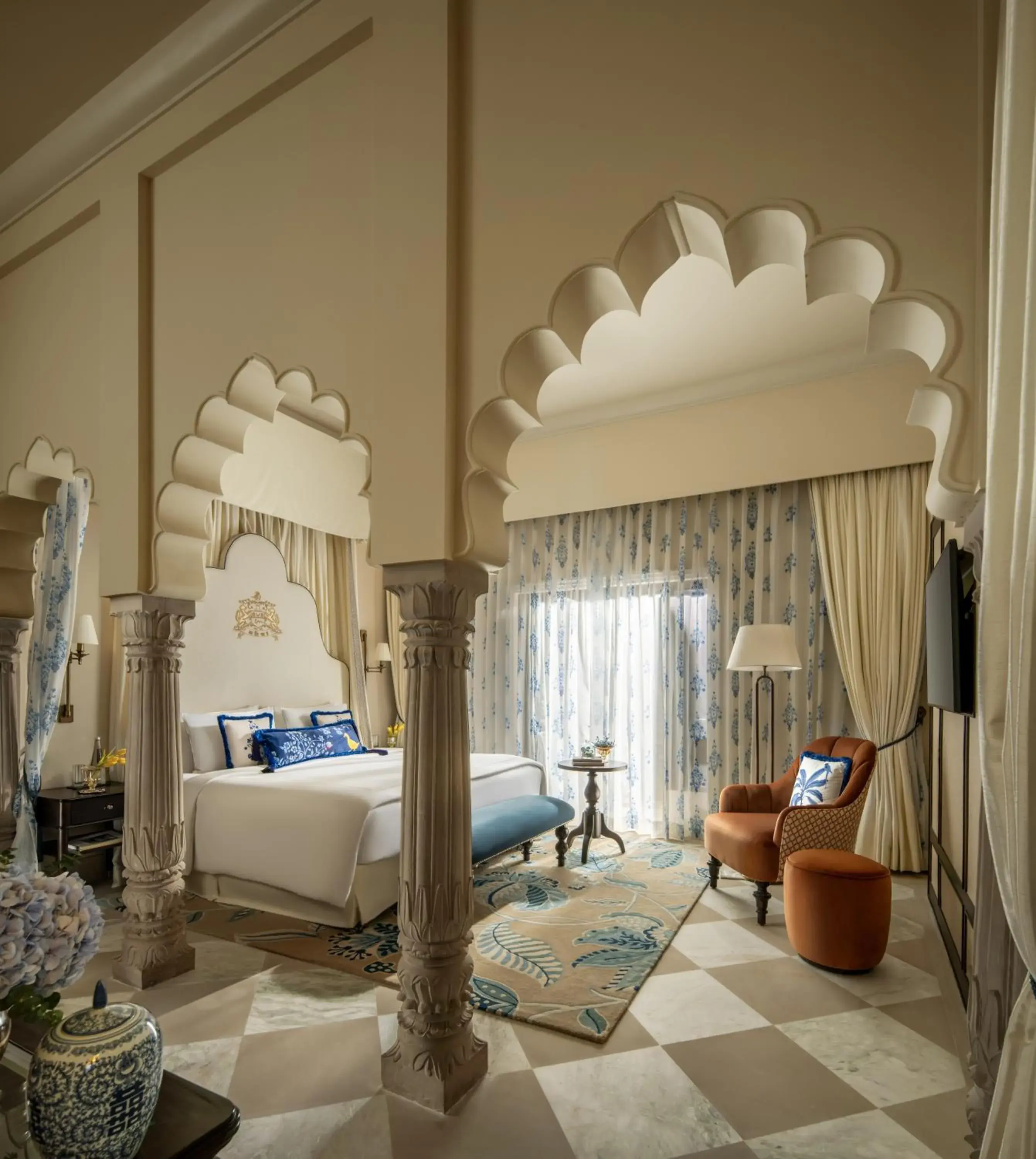 Photo of the whole room, Bed in Taj Usha Kiran Palace, Gwalior Photo of the whole room, Bed in Taj Usha Kiran Palace, Gwalior