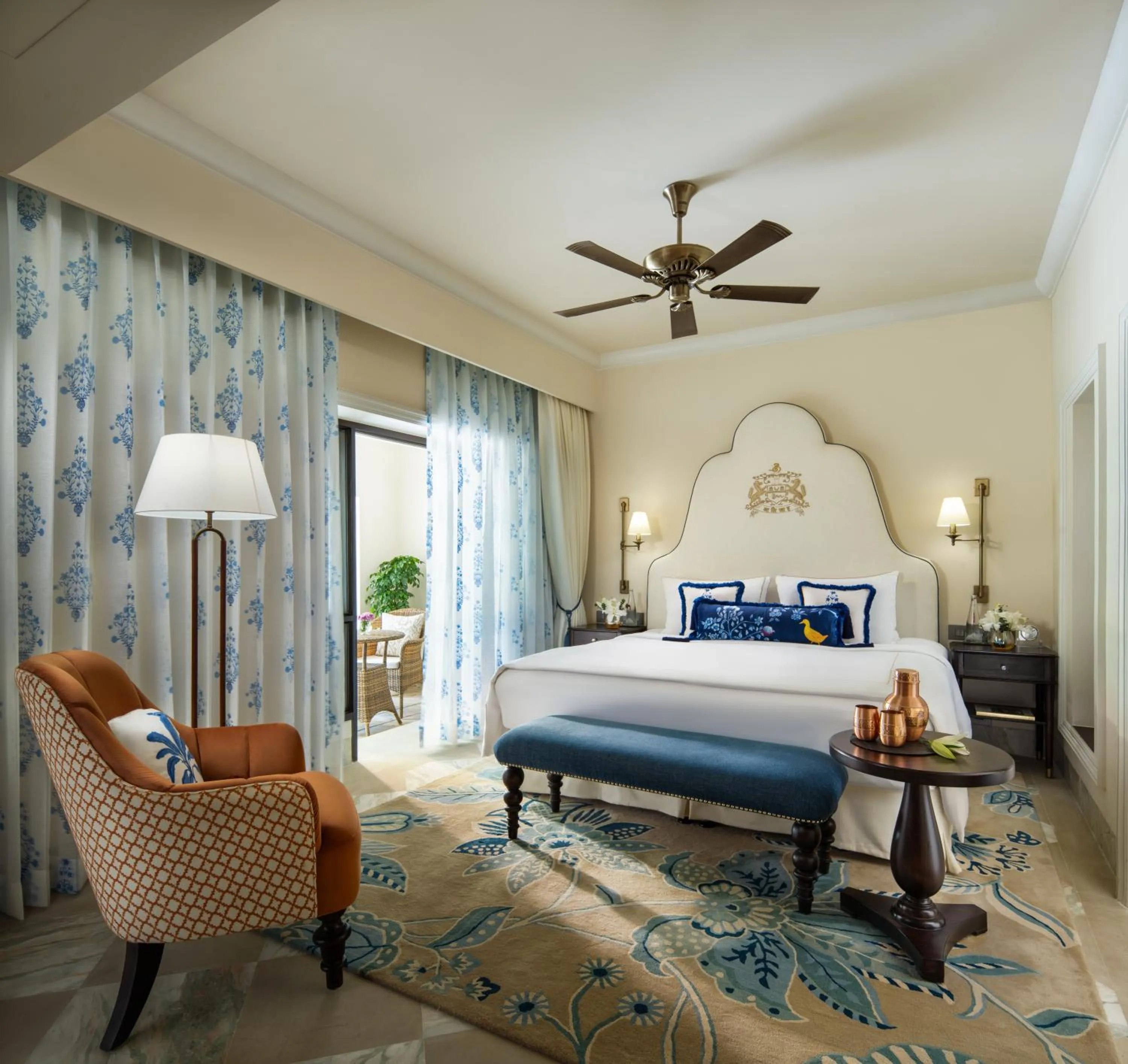 Bedroom, Bed in Taj Usha Kiran Palace, Gwalior