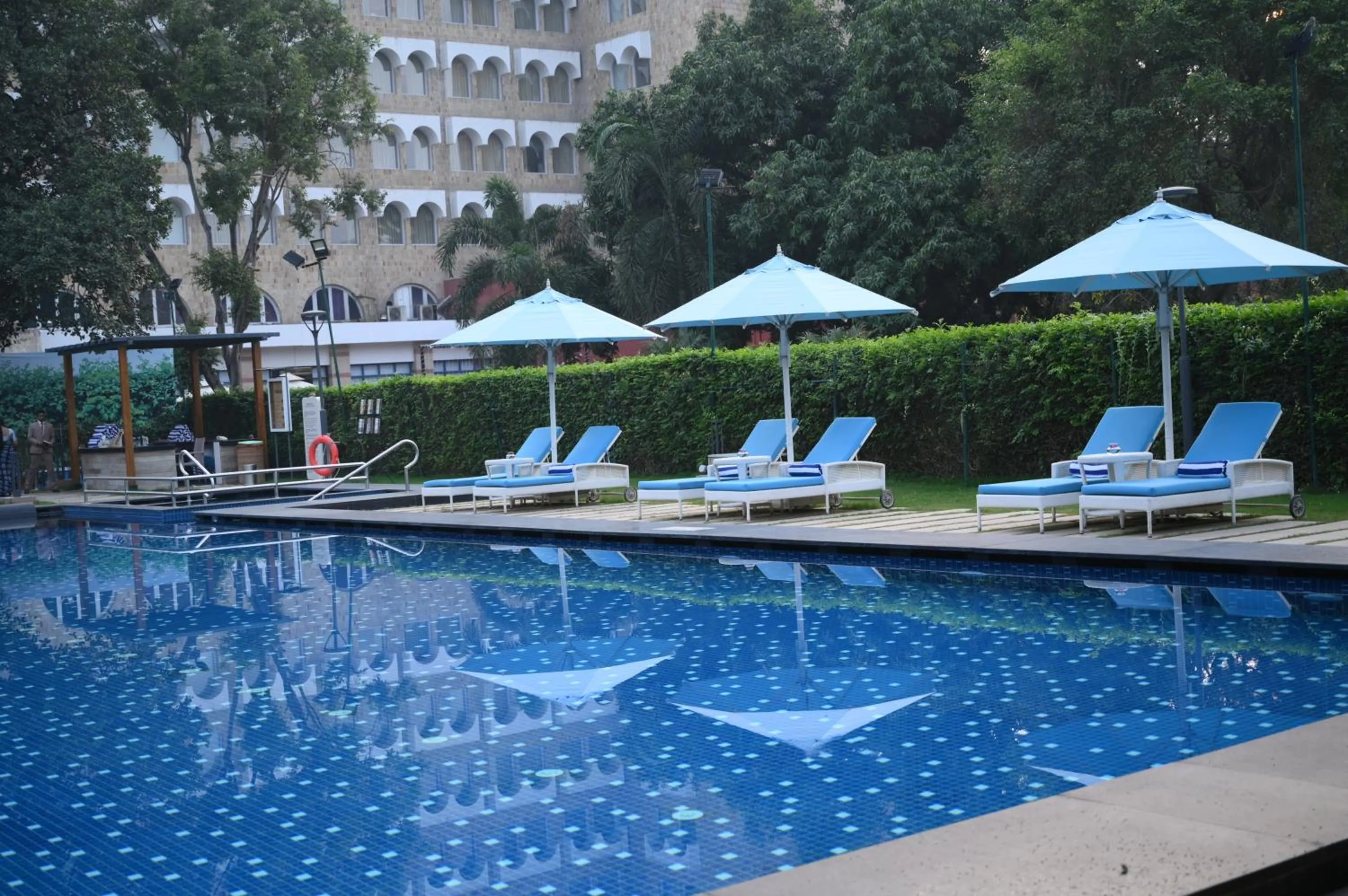 Swimming pool in Taj Ganges Varanasi