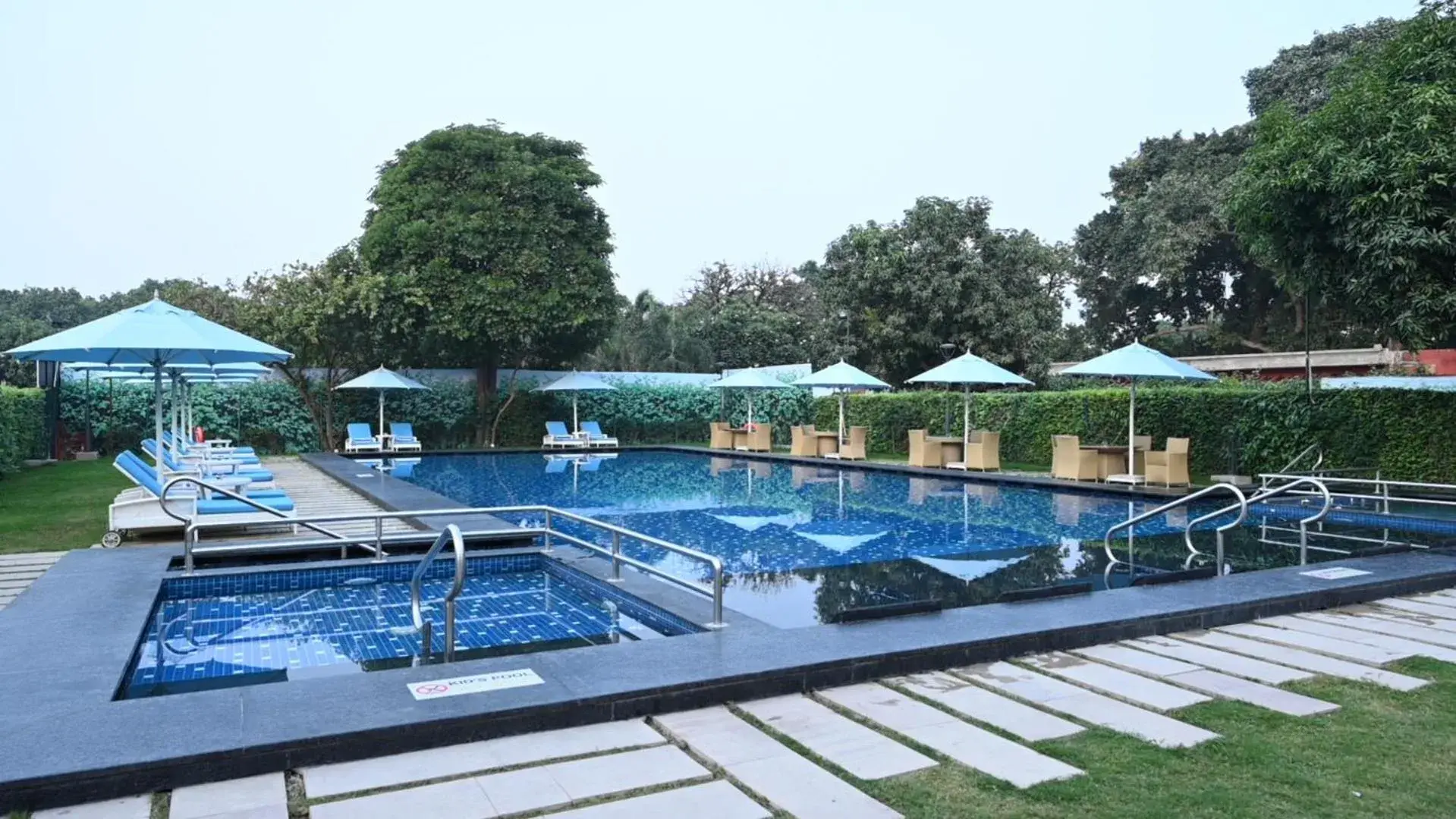 Pool view in Taj Ganges Varanasi Pool view in Taj Ganges Varanasi