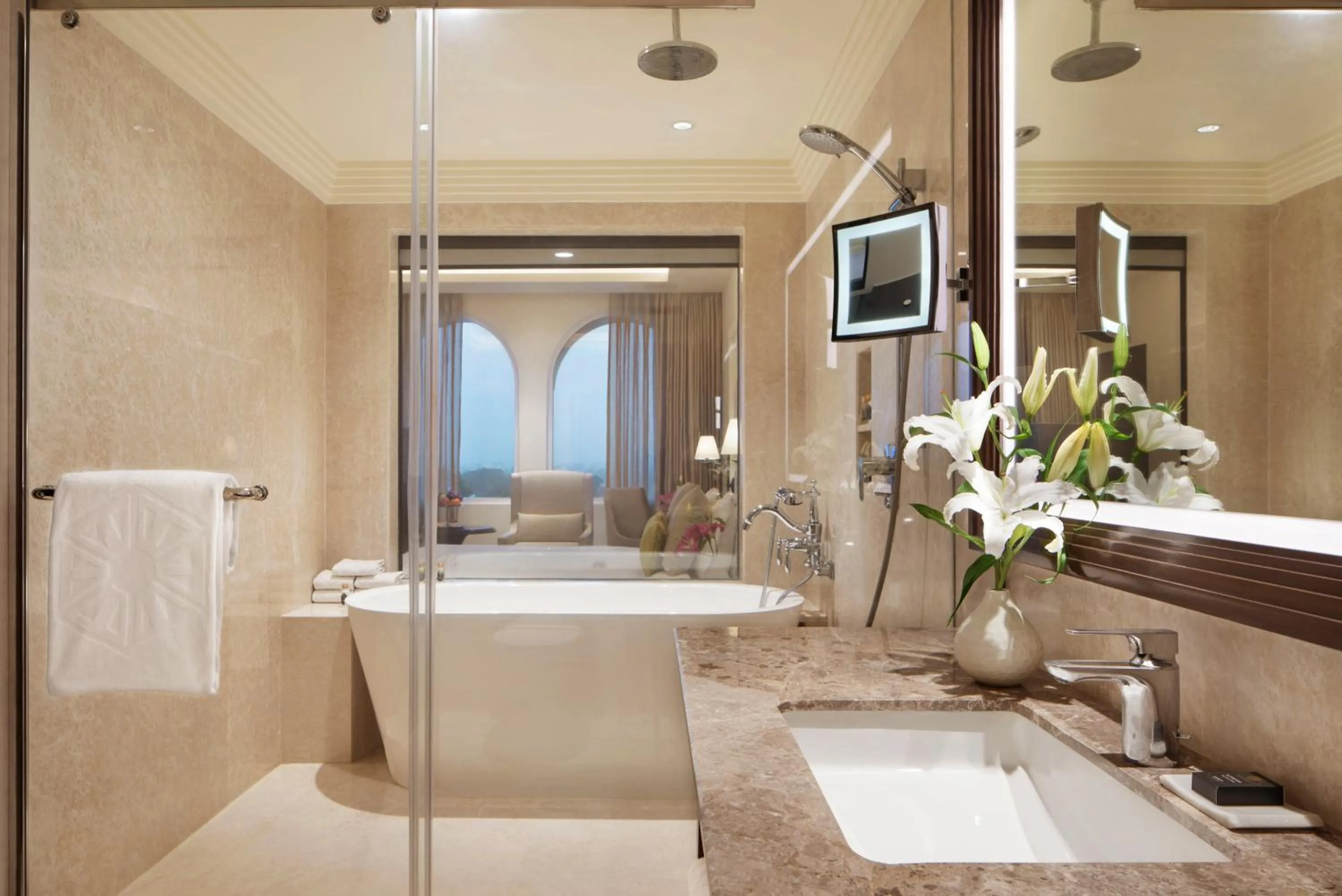 Bathroom in Taj Ganges Varanasi