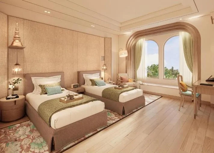 Bed in Taj Ganges Varanasi