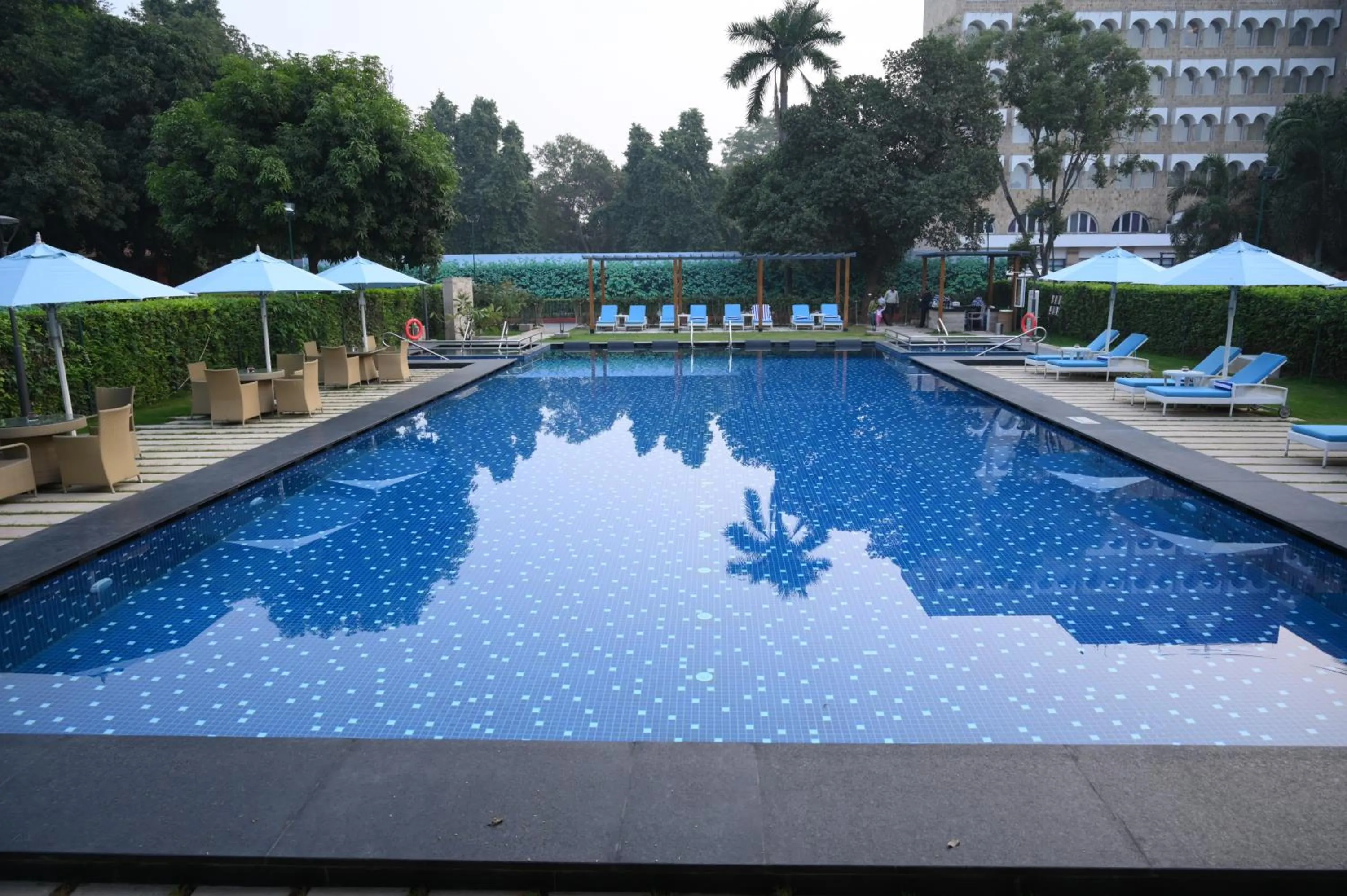Swimming pool in Taj Ganges Varanasi