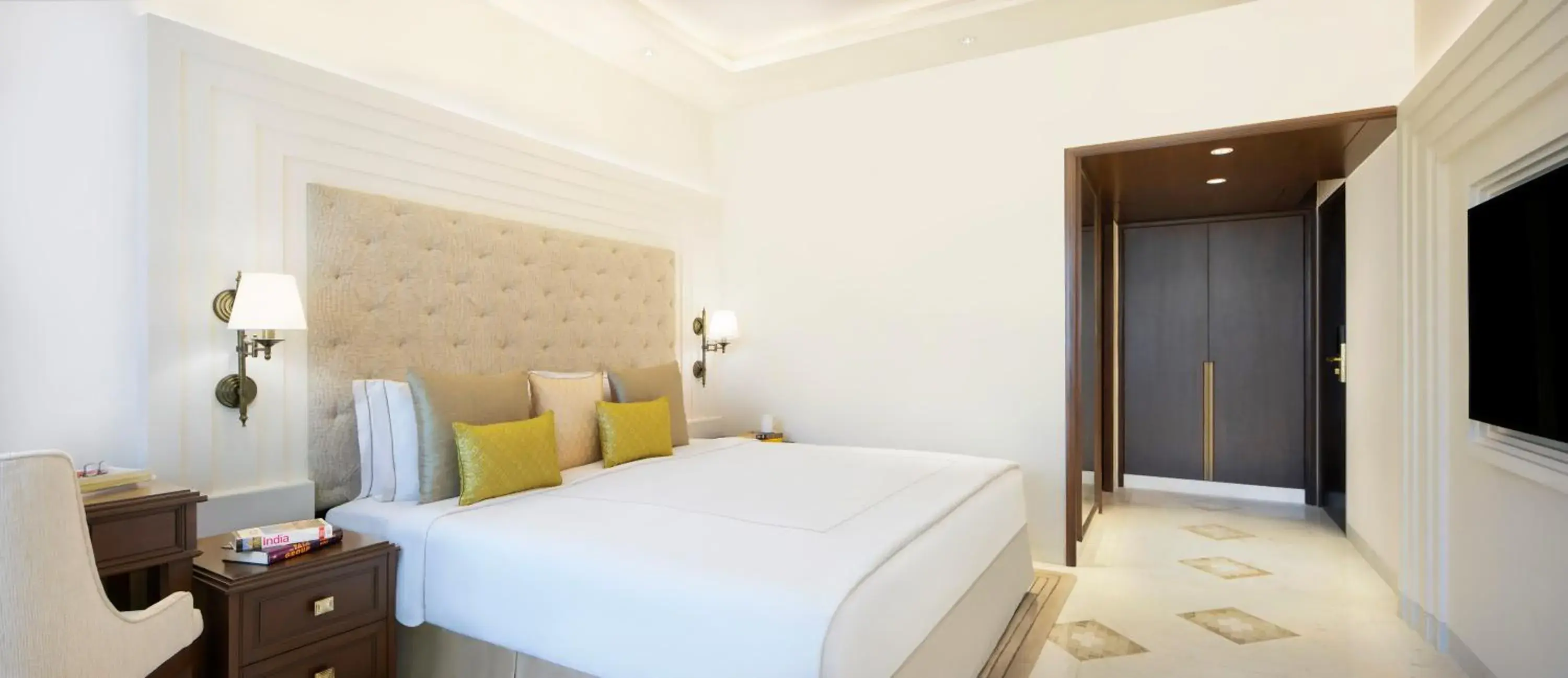 Bathroom, Bed in Taj Ganges Varanasi Bathroom, Bed in Taj Ganges Varanasi