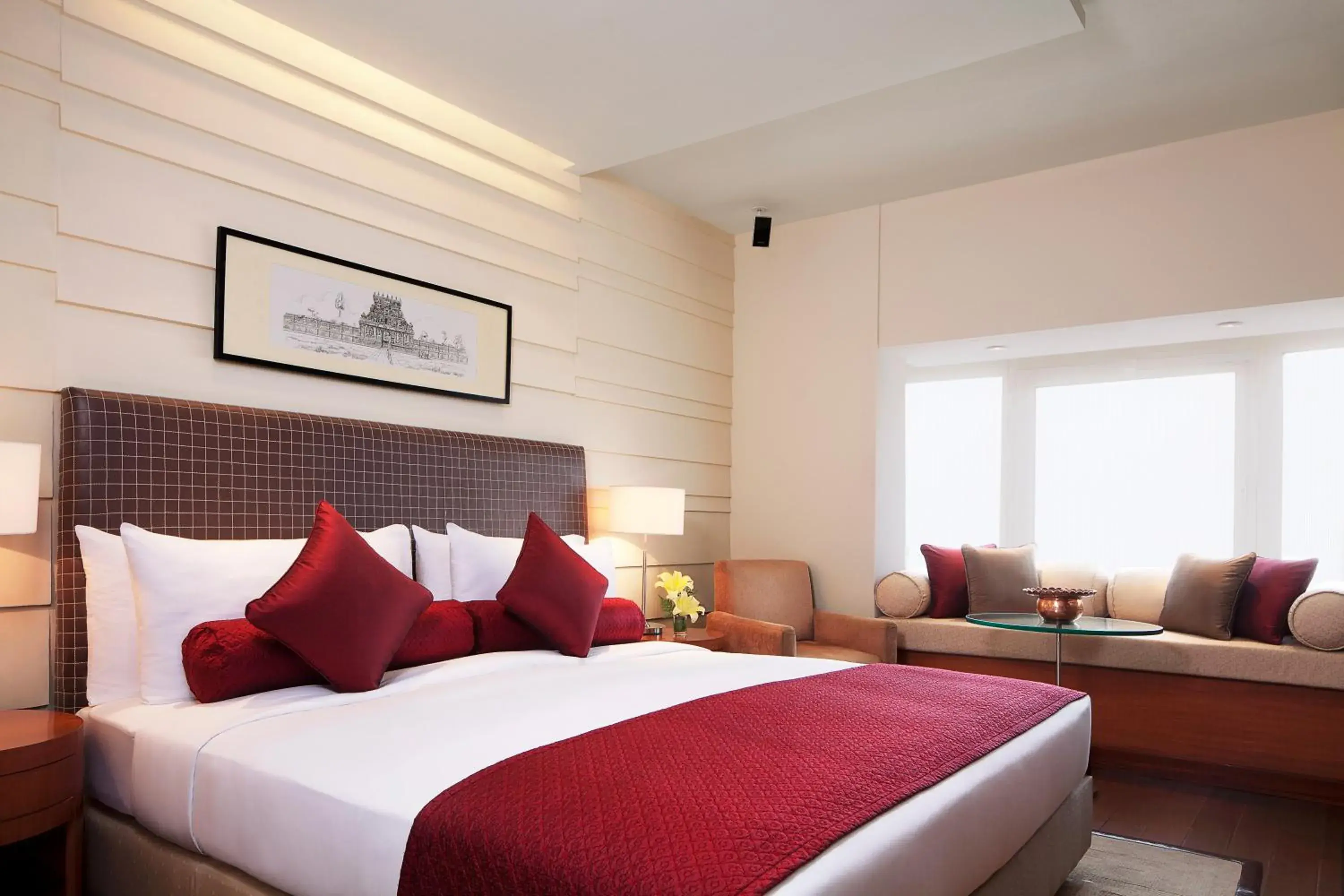 Bed in Taj Coromandel Bed in Taj Coromandel