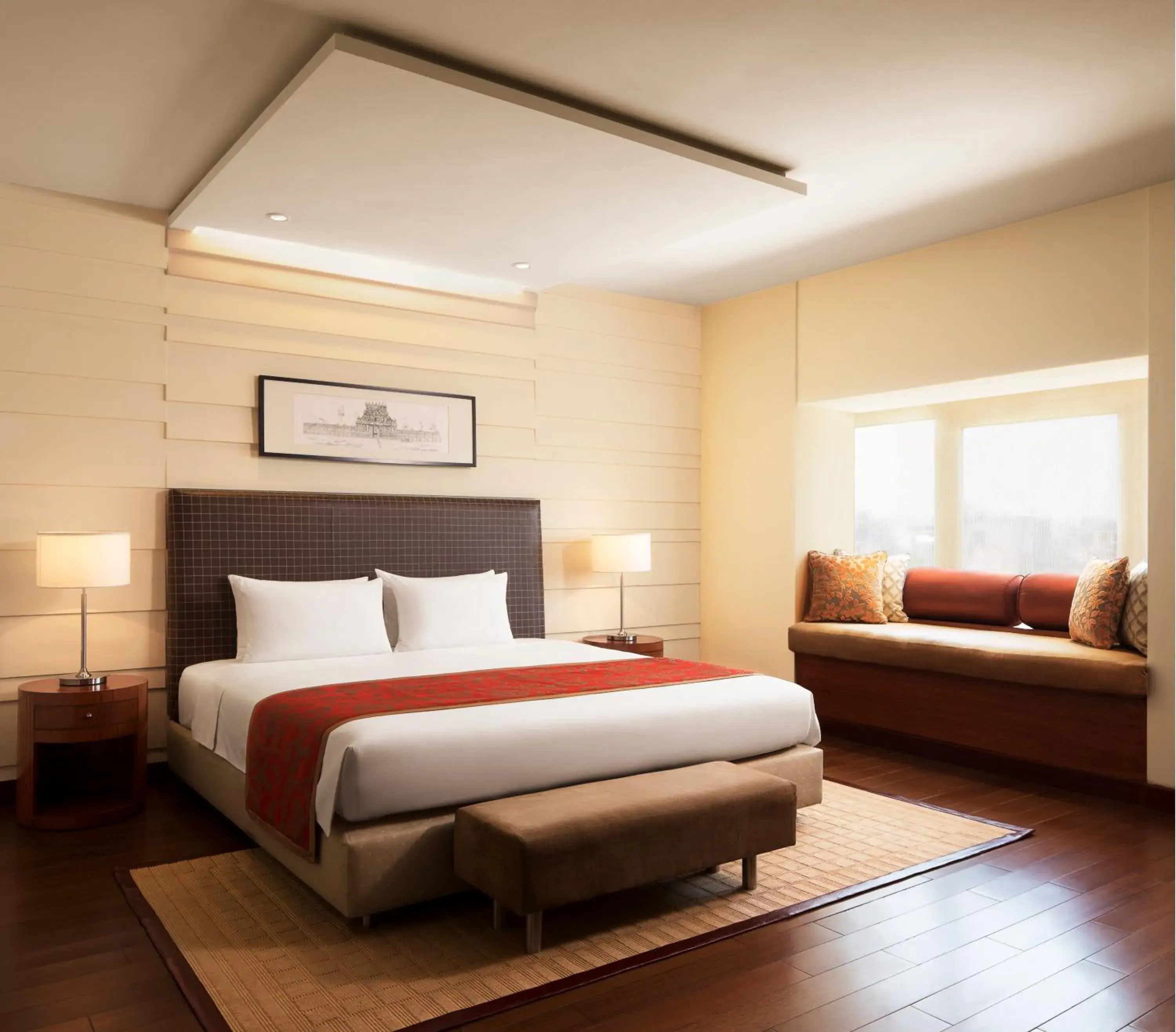 Bed in Taj Coromandel Bed in Taj Coromandel