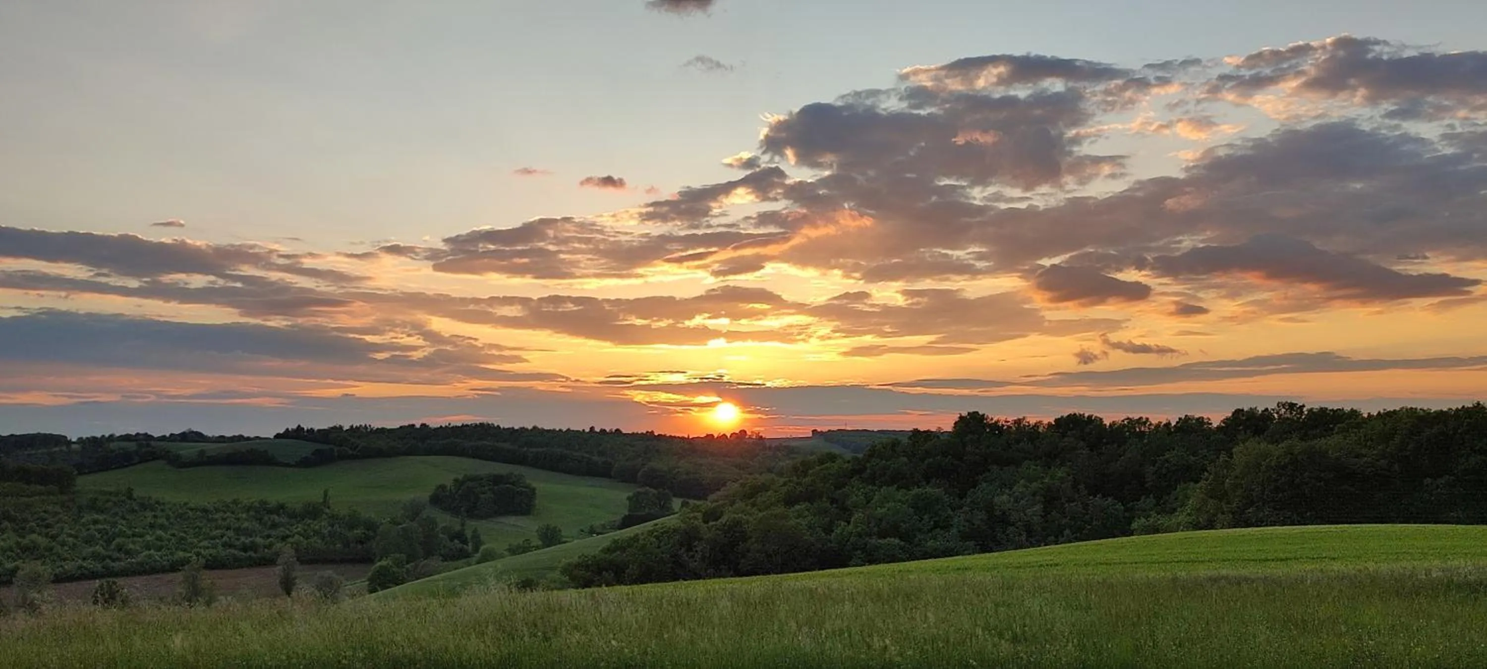 Garden view in Les Hauts de Grazac, Chambres et Tables d'hôtes
