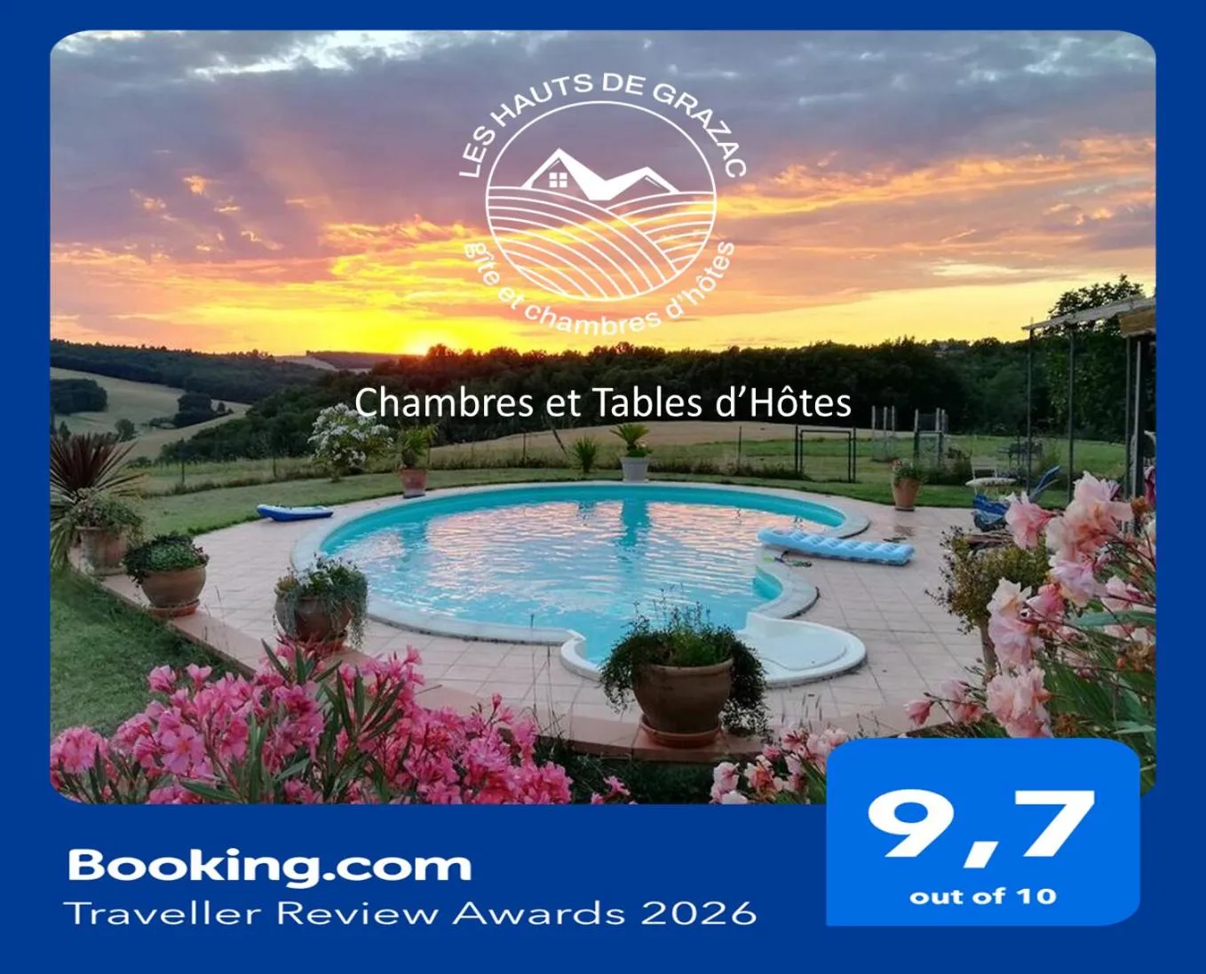 Les Hauts de Grazac, Chambres et Tables d'hôtes