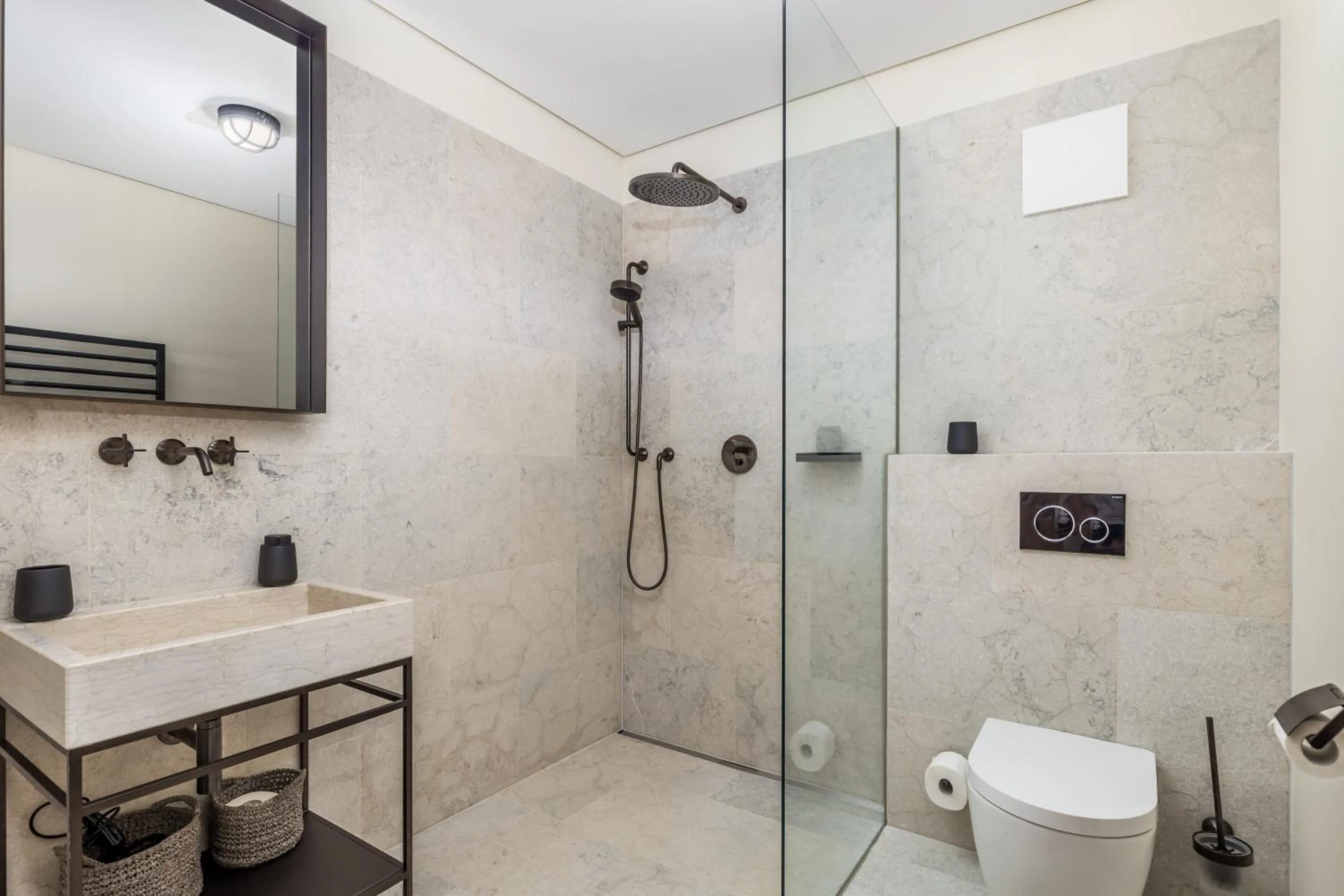 Shower in Villa Albina