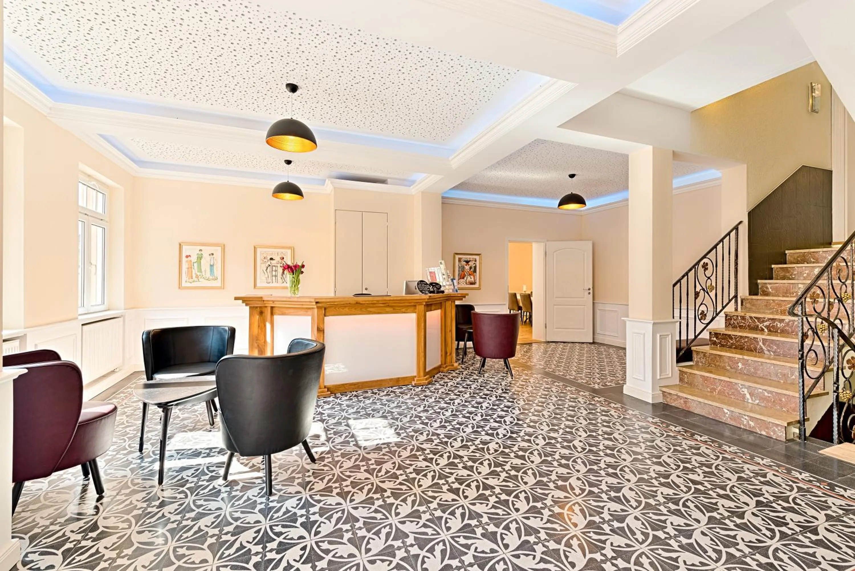 Lobby or reception in Hotel Weinberg-Schlößchen