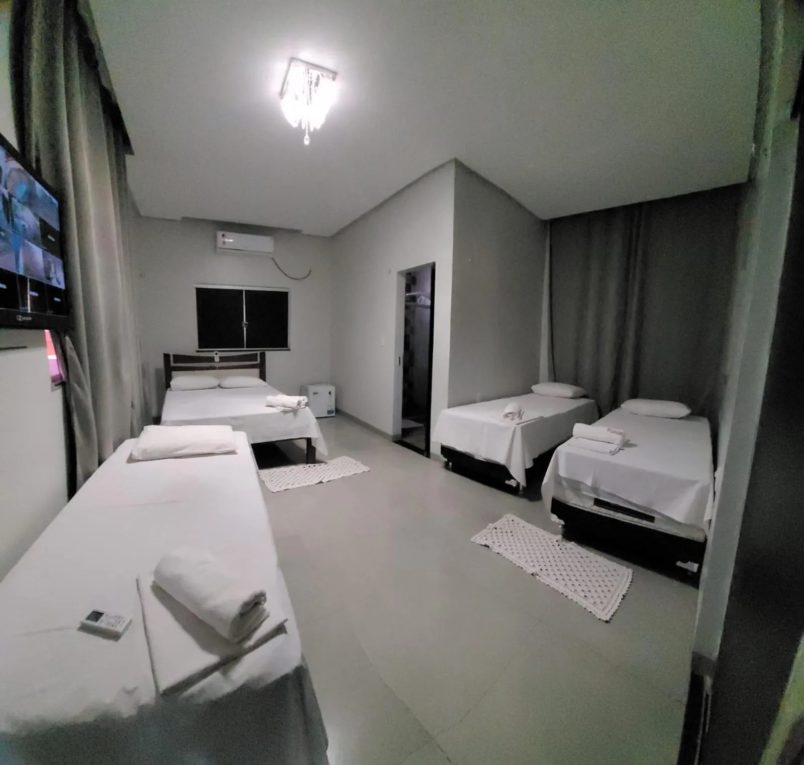 Bed in POUSADA ALÉM-K