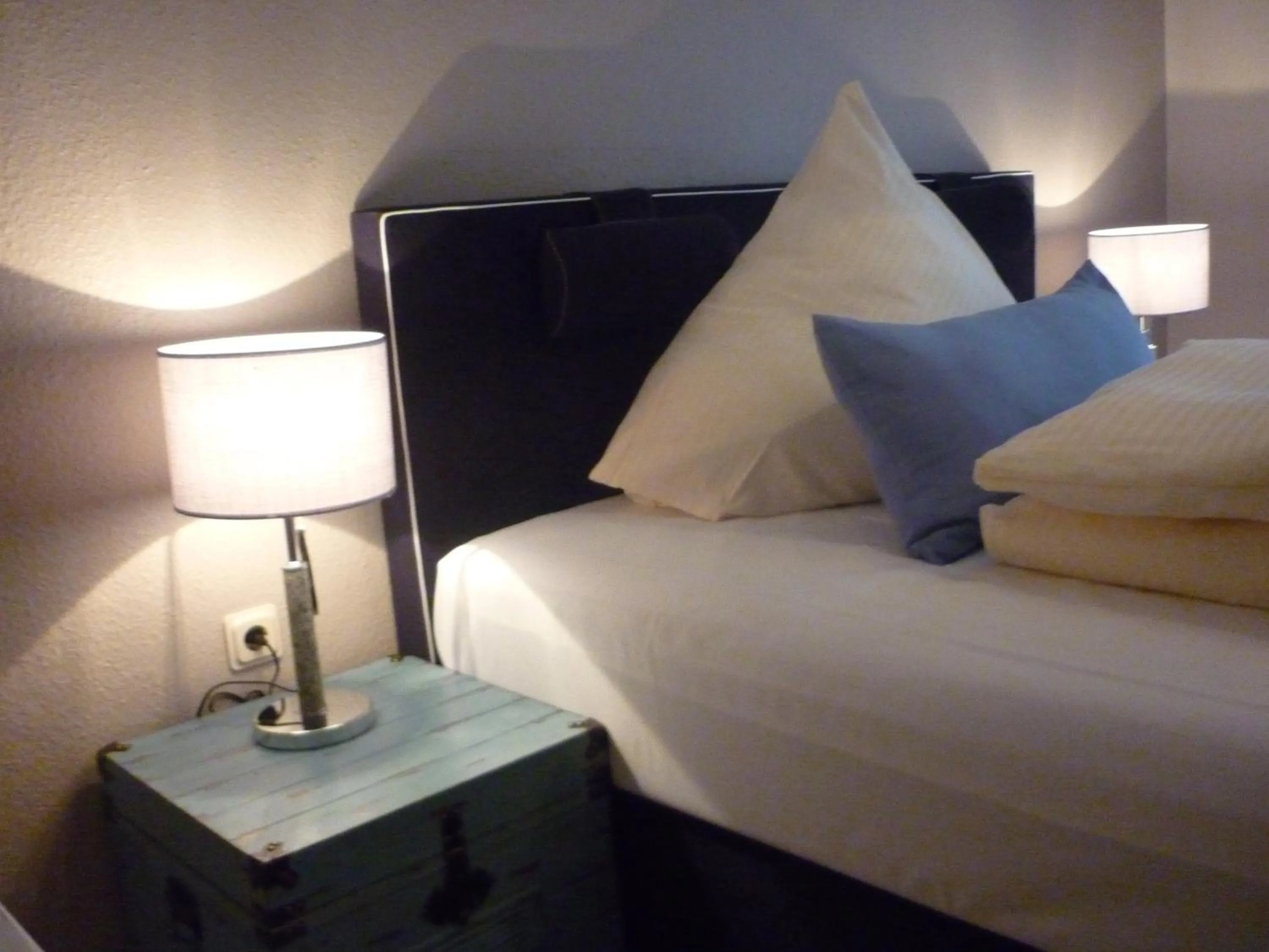 Bed in zu Jeddelohs Lodge Hotel
