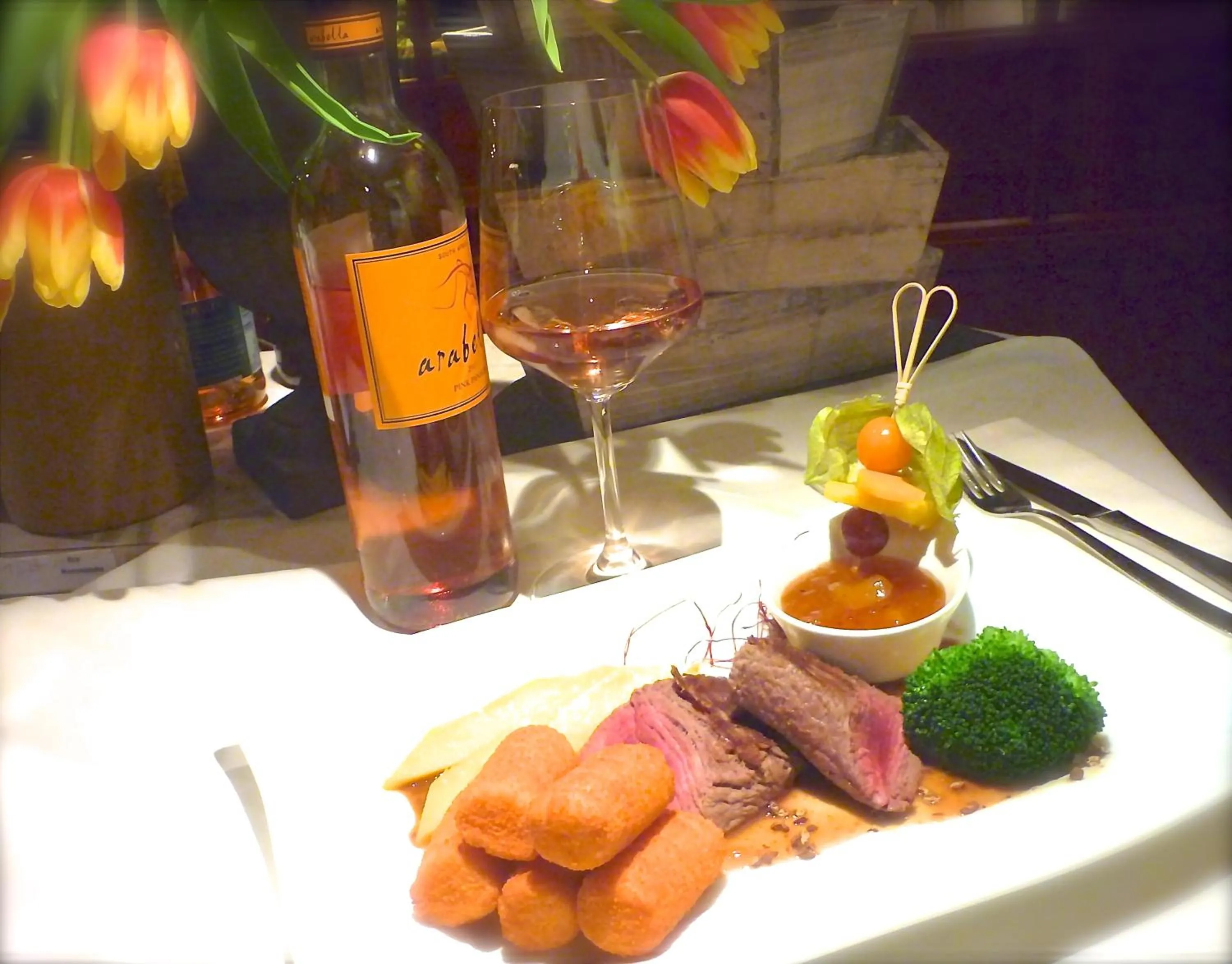 Food close-up in zu Jeddelohs Lodge Hotel
