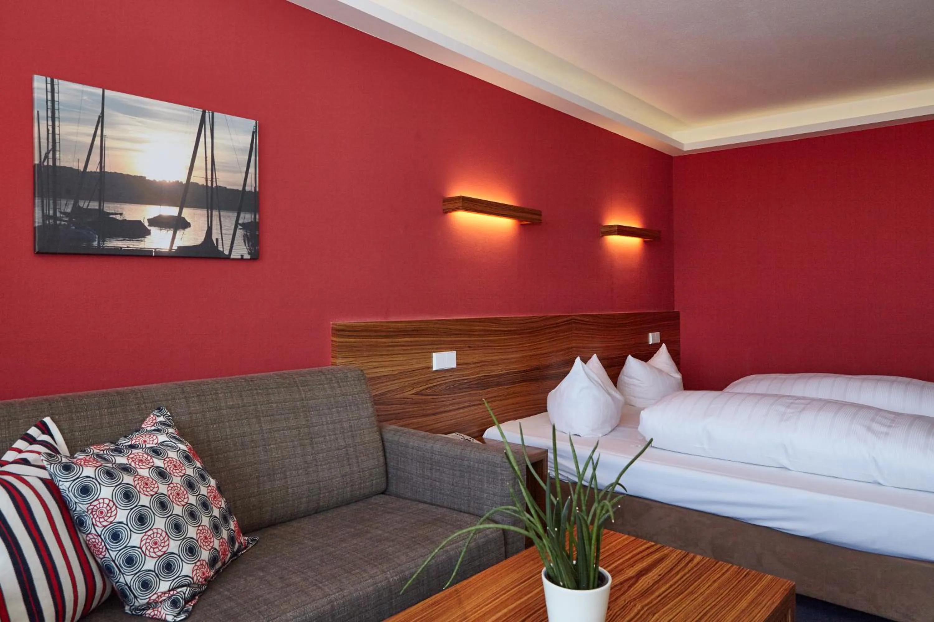 Bed in Hotel Schloss Berg