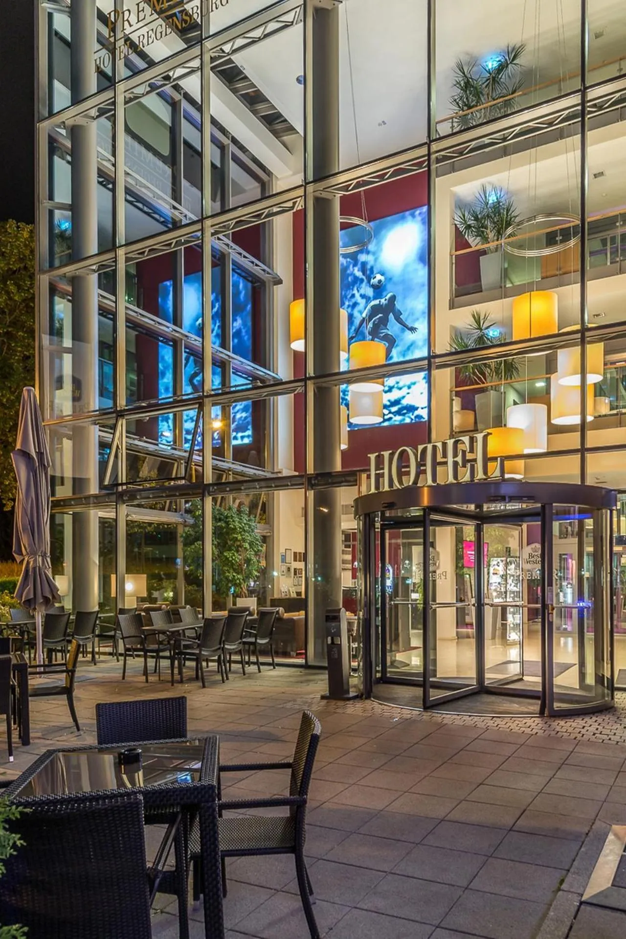 Property building in Best Western Premier Novina Hotel Regensburg