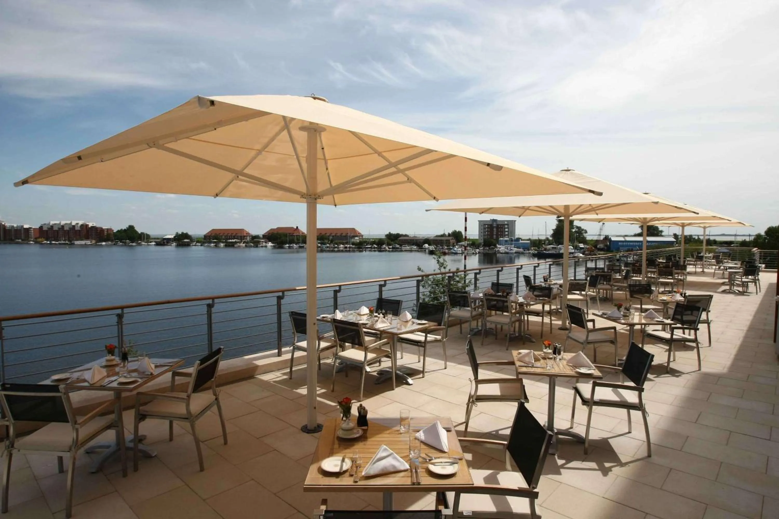Patio in ATLANTIC Hotel Wilhelmshaven