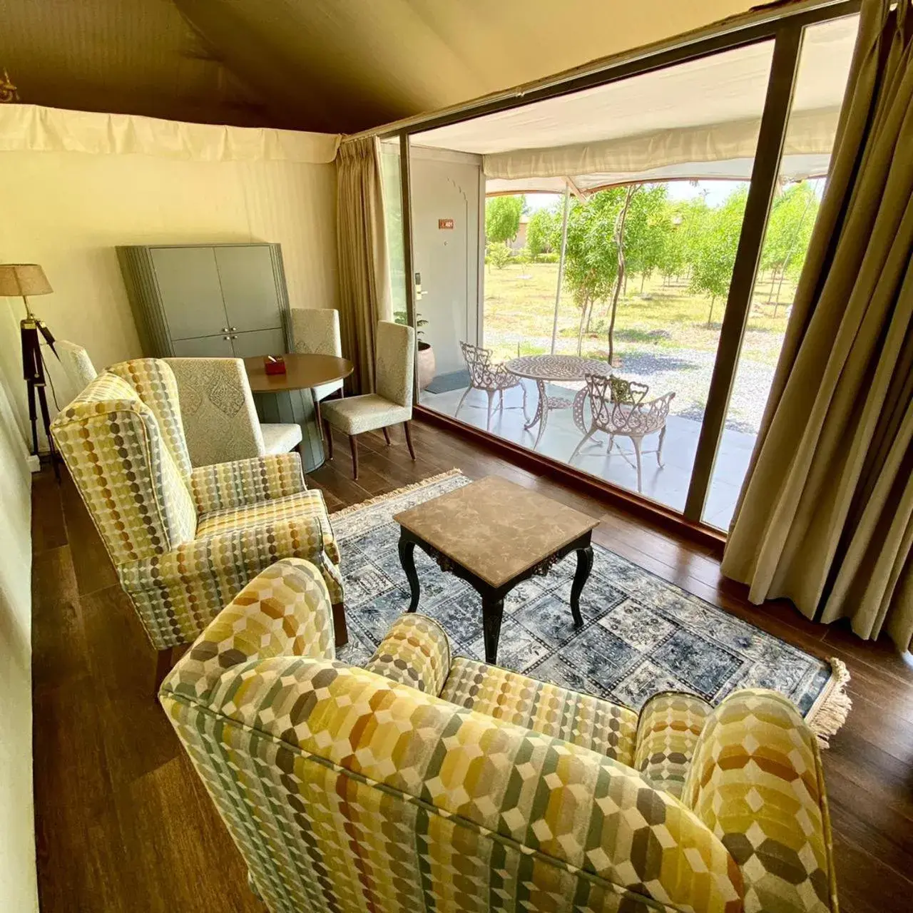 Living room in WelcomHeritage Cheetahgarh Resort & Spa Living room in WelcomHeritage Cheetahgarh Resort & Spa