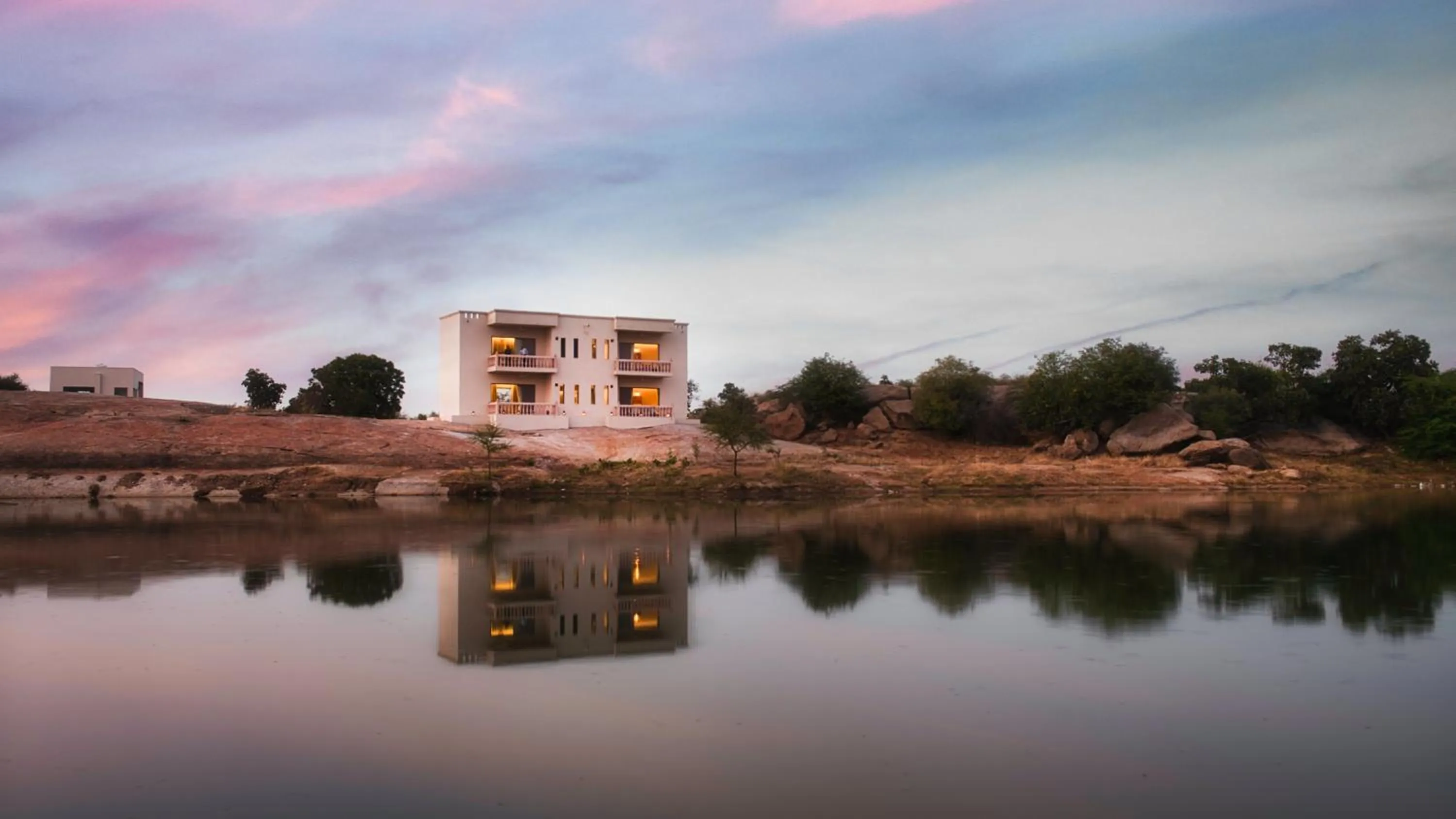 Natural landscape in WelcomHeritage Cheetahgarh Resort & Spa
