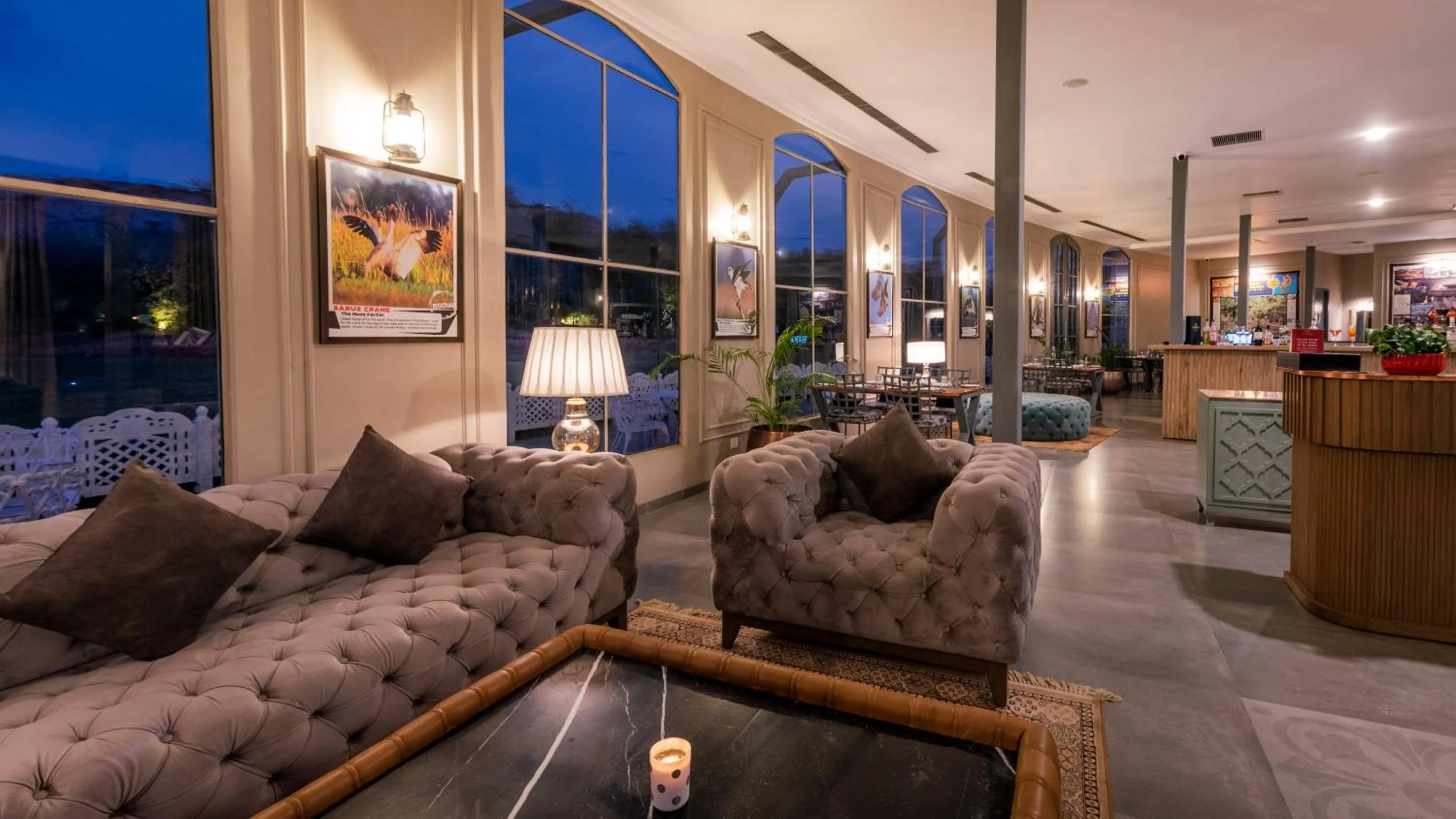 Lobby or reception in WelcomHeritage Cheetahgarh Resort & Spa