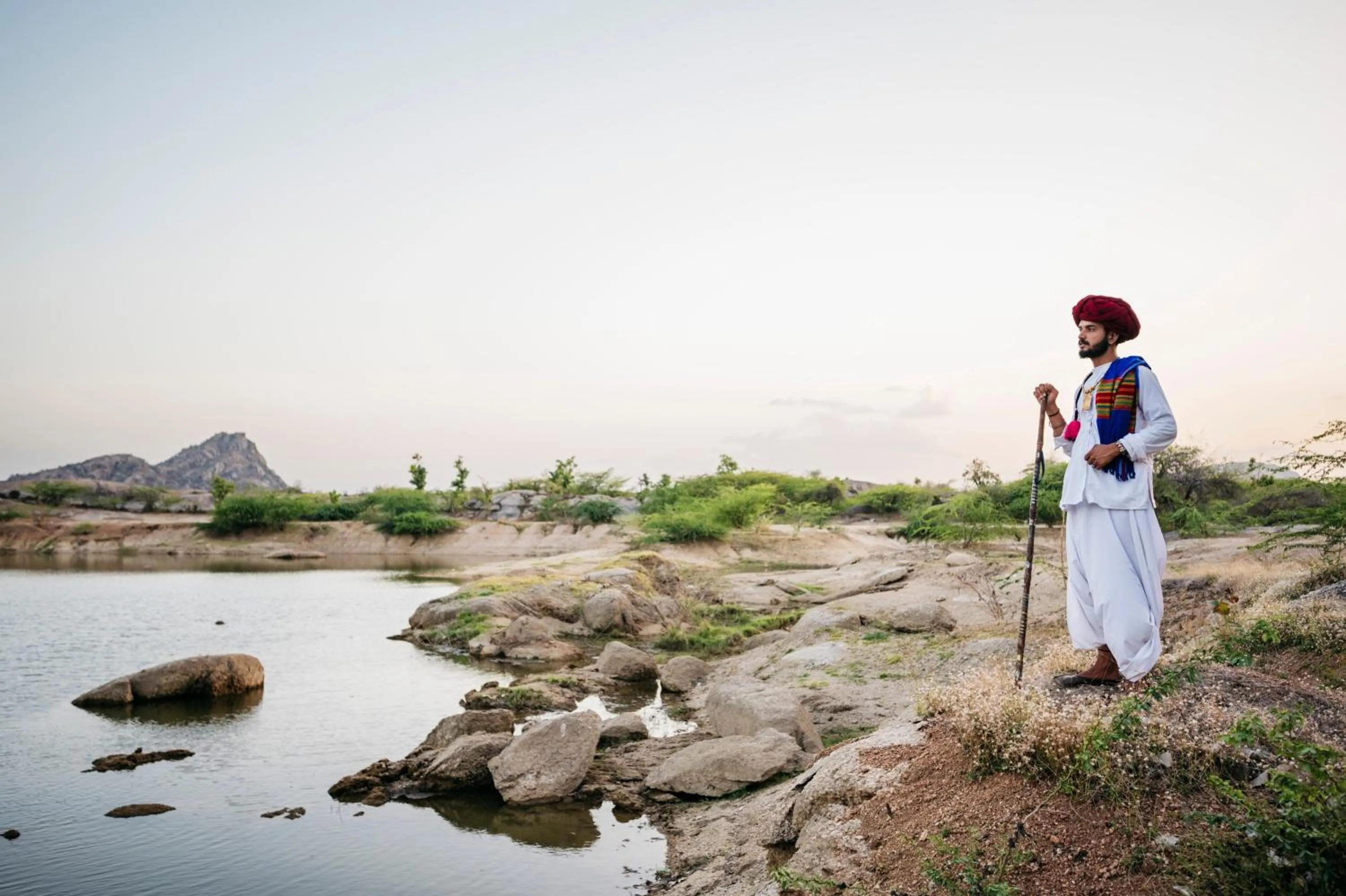 Lake view in WelcomHeritage Cheetahgarh Resort & Spa