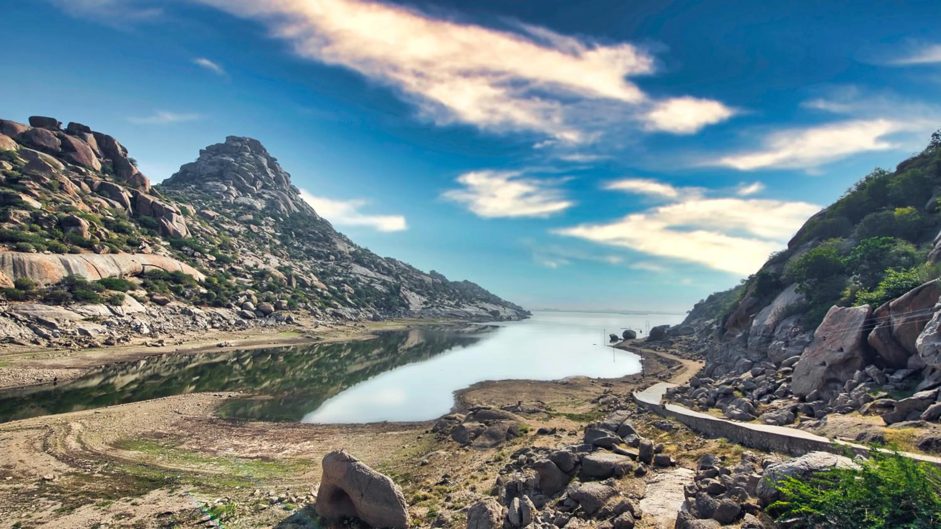 Natural landscape in WelcomHeritage Cheetahgarh Resort & Spa