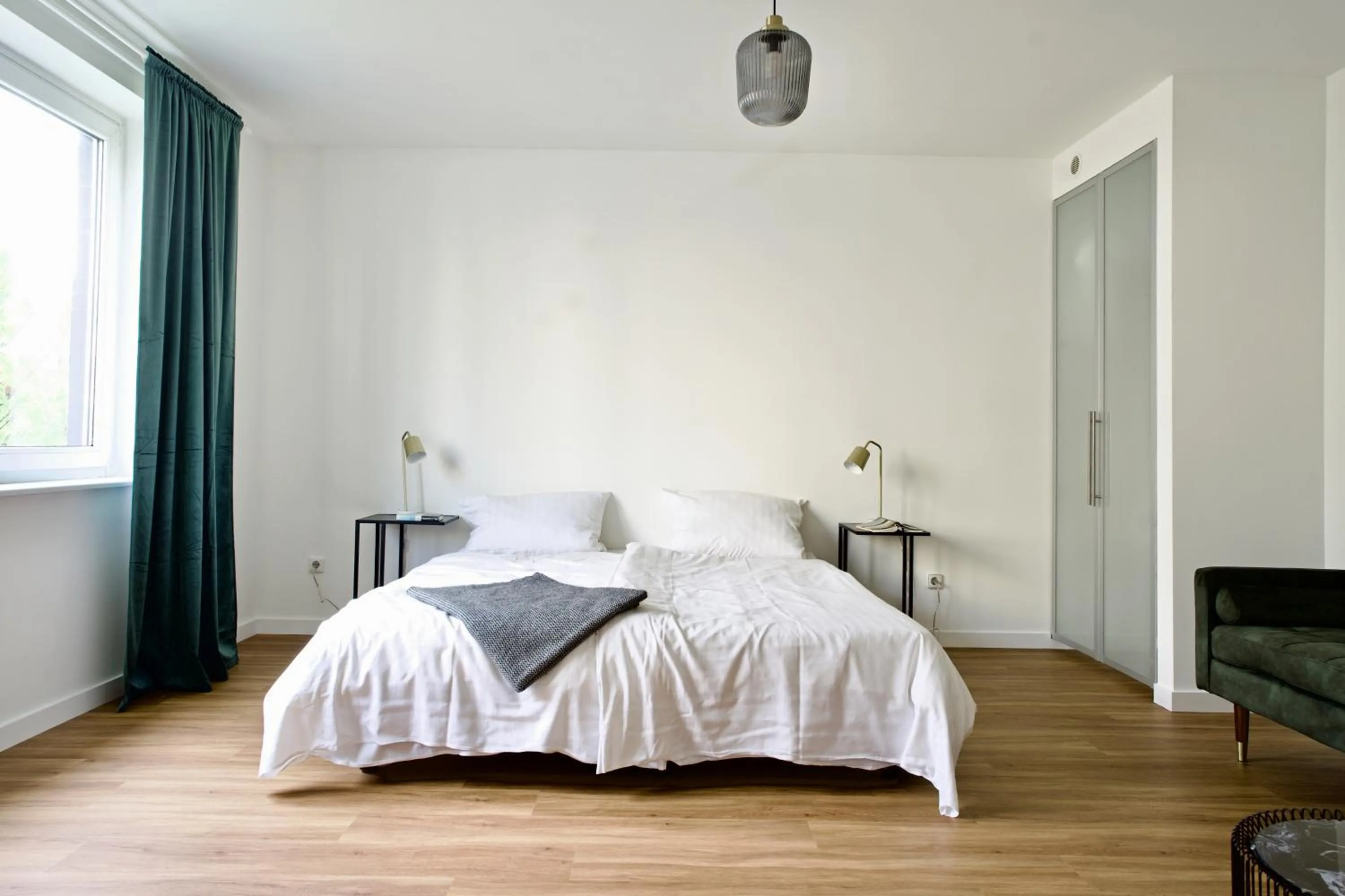 Bed in Apartments Les Jardins