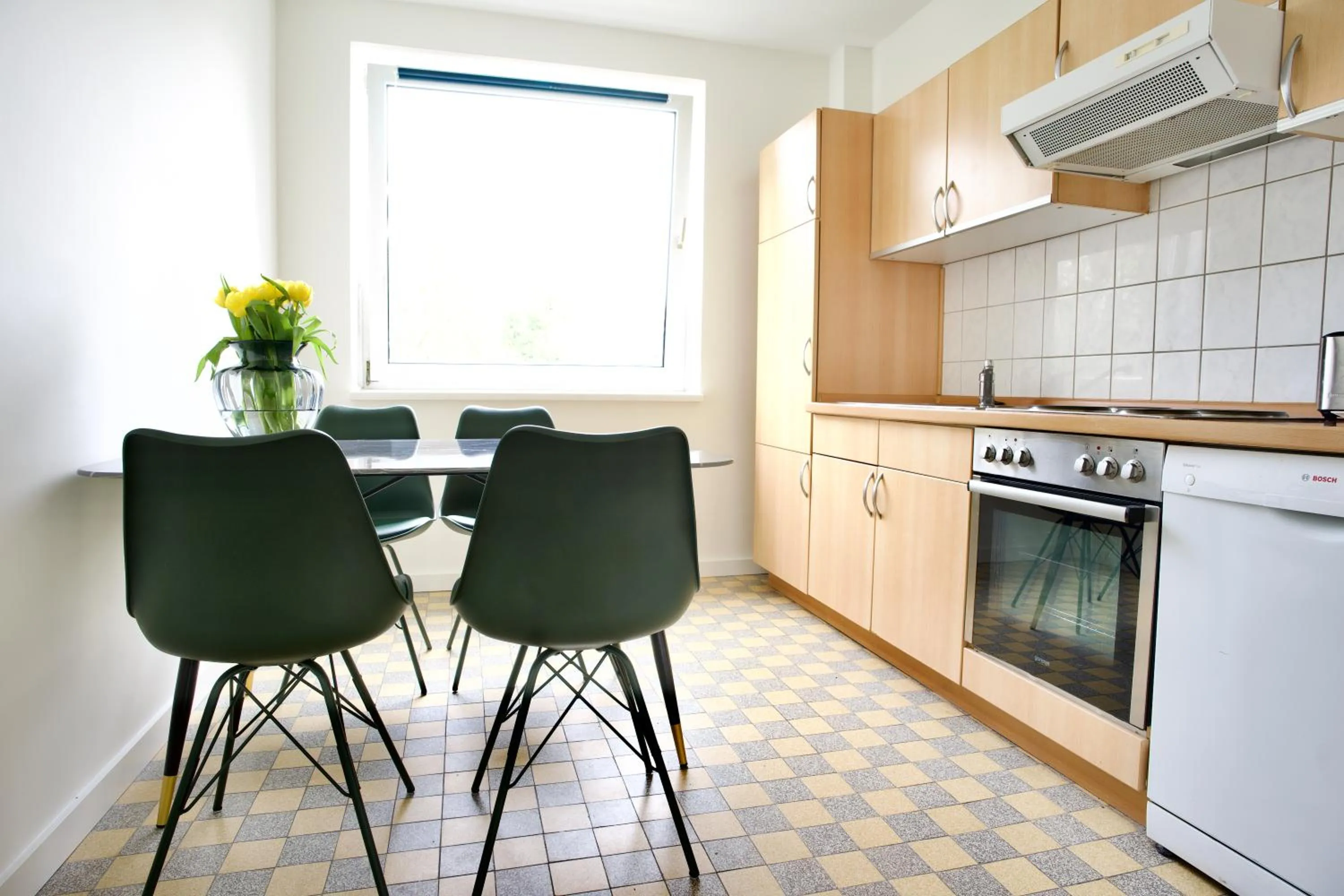 Kitchen or kitchenette in Apartments Les Jardins