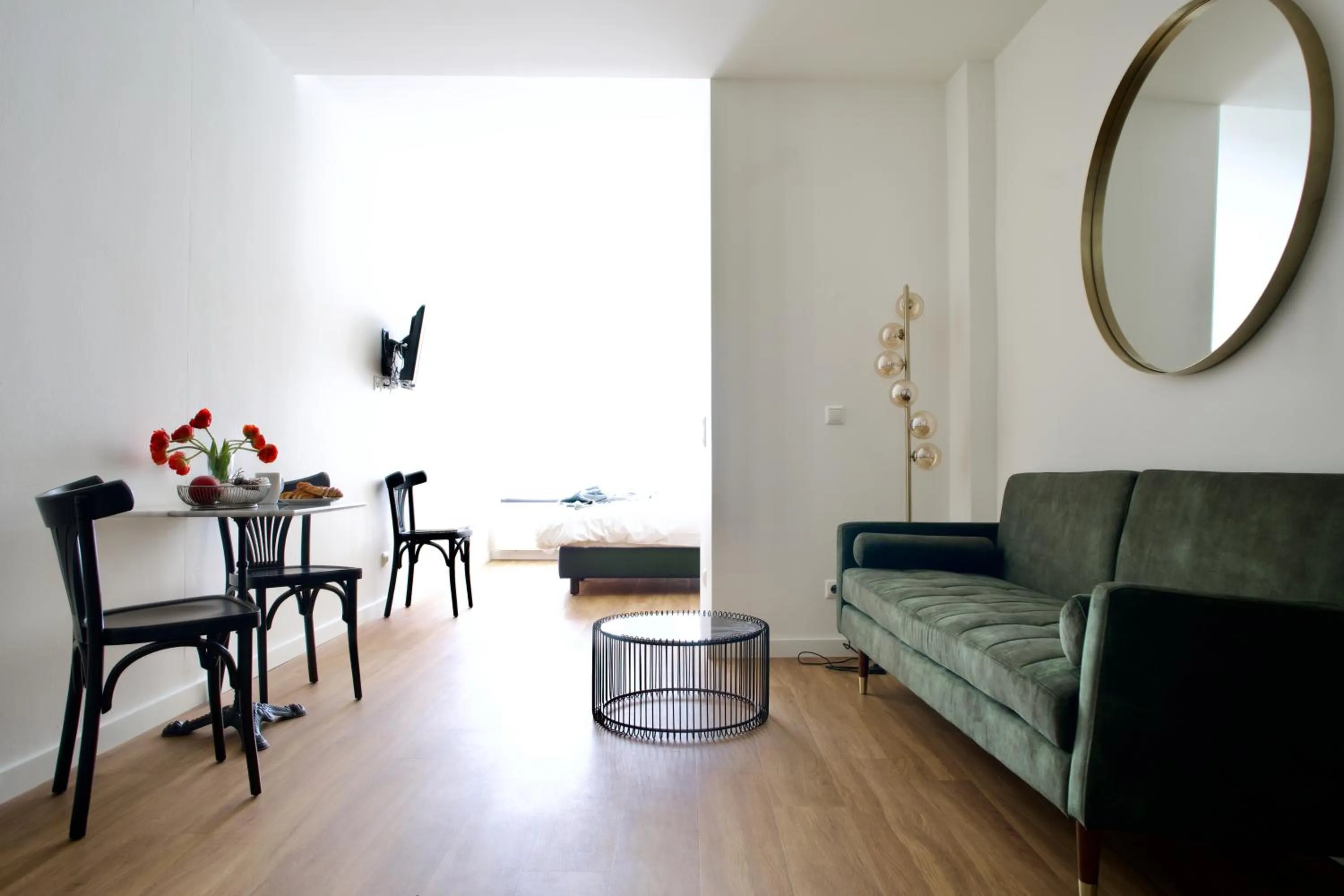Seating area in Apartments Les Jardins