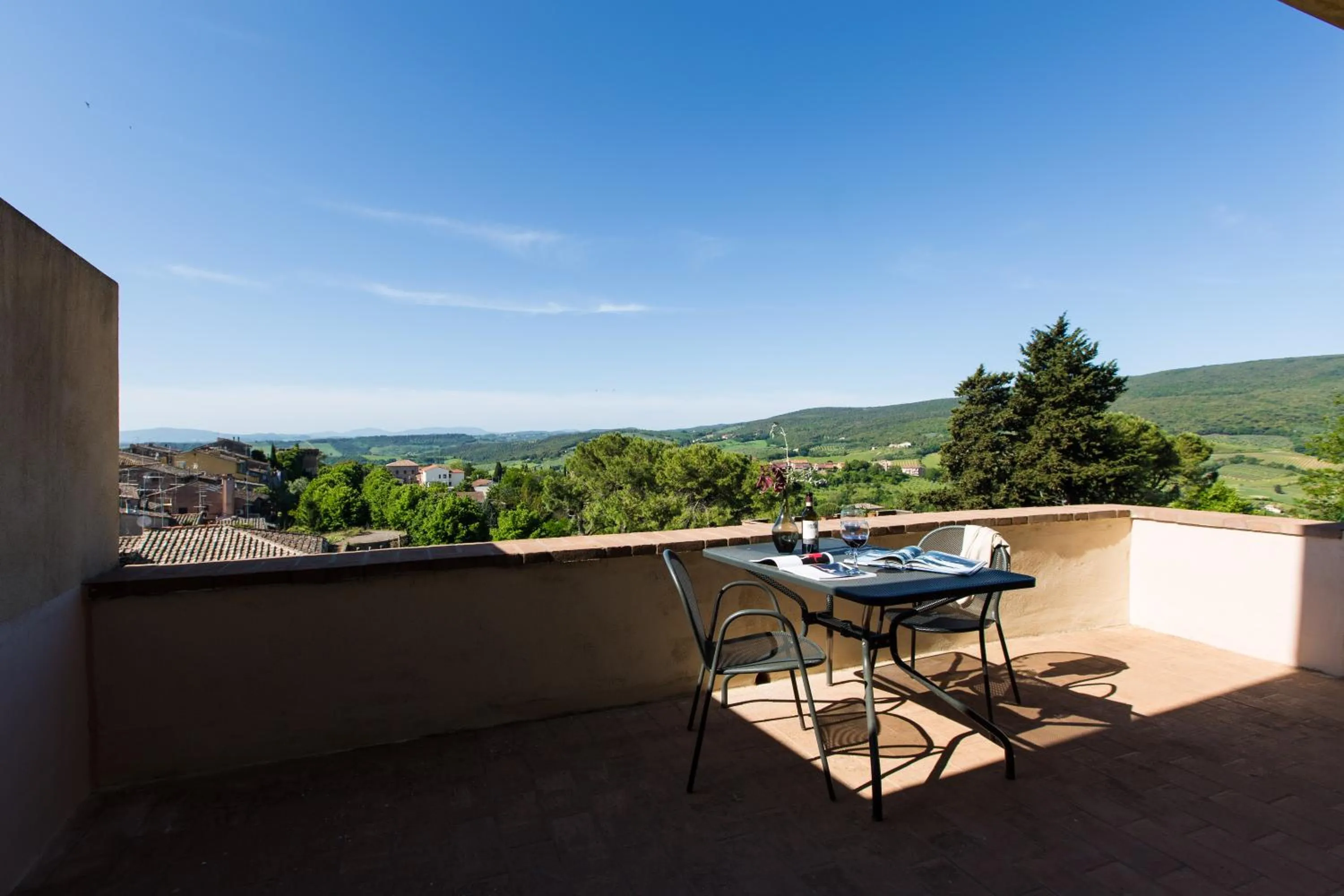 Balcony/Terrace in San Gimignano Town Garden
