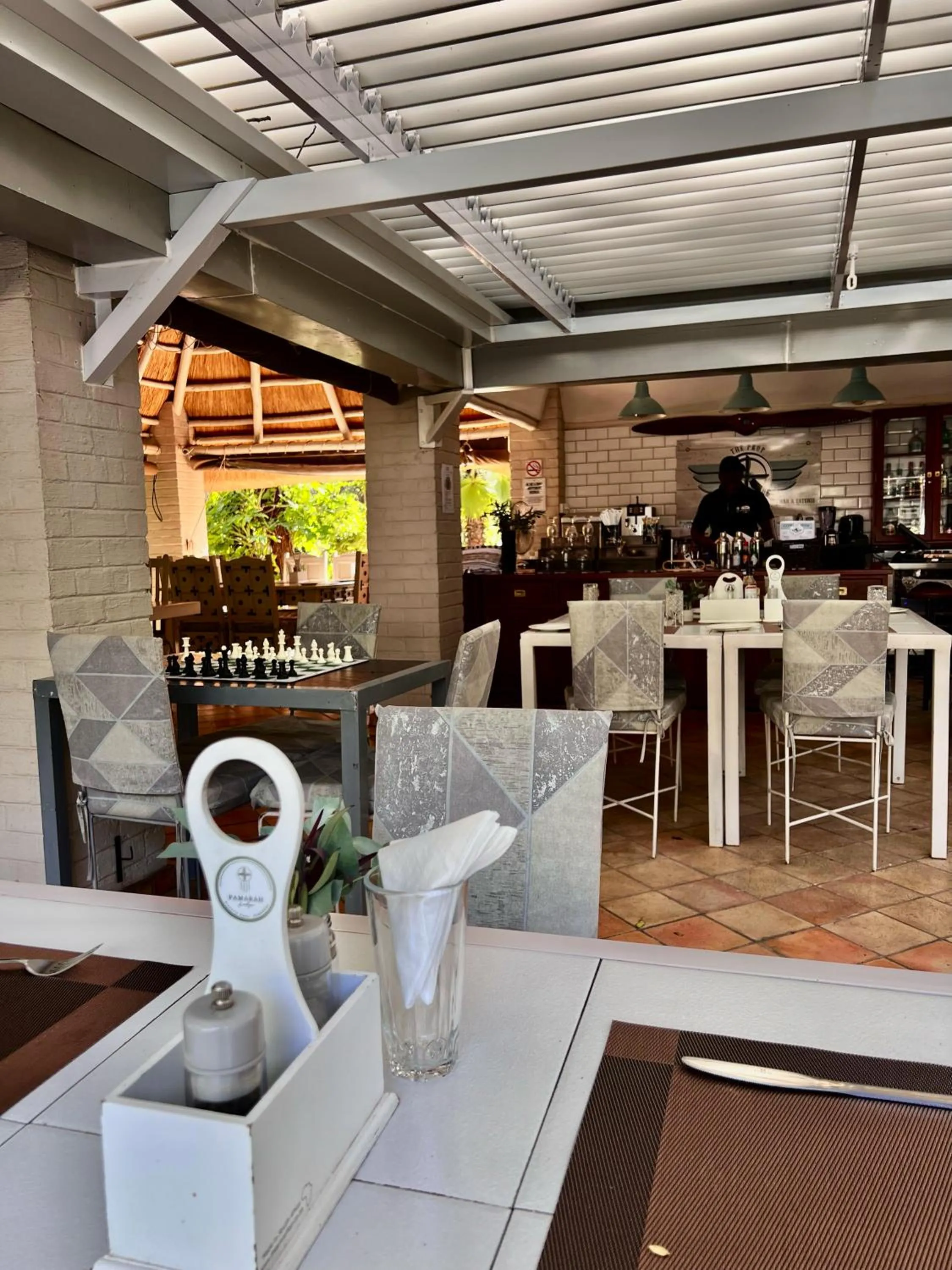 Patio in Pamarah Lodge