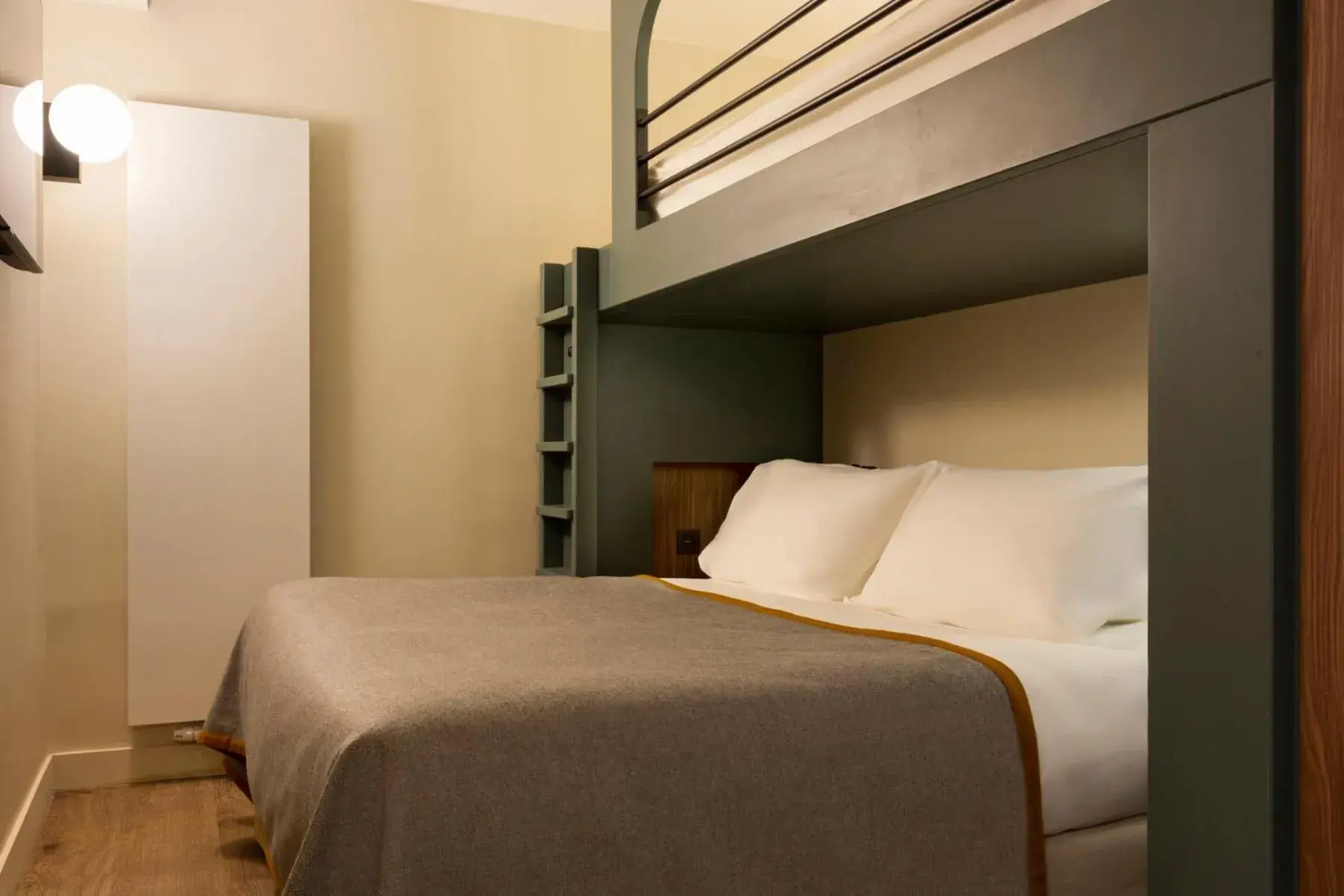 Bed in RockyPop Flaine Hotel & Spa Bed in RockyPop Flaine Hotel & Spa