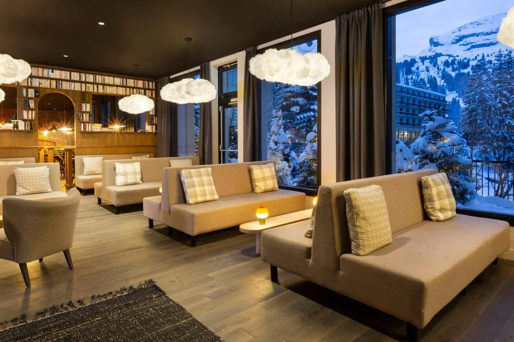 Living room in RockyPop Flaine Hotel & Spa Living room in RockyPop Flaine Hotel & Spa