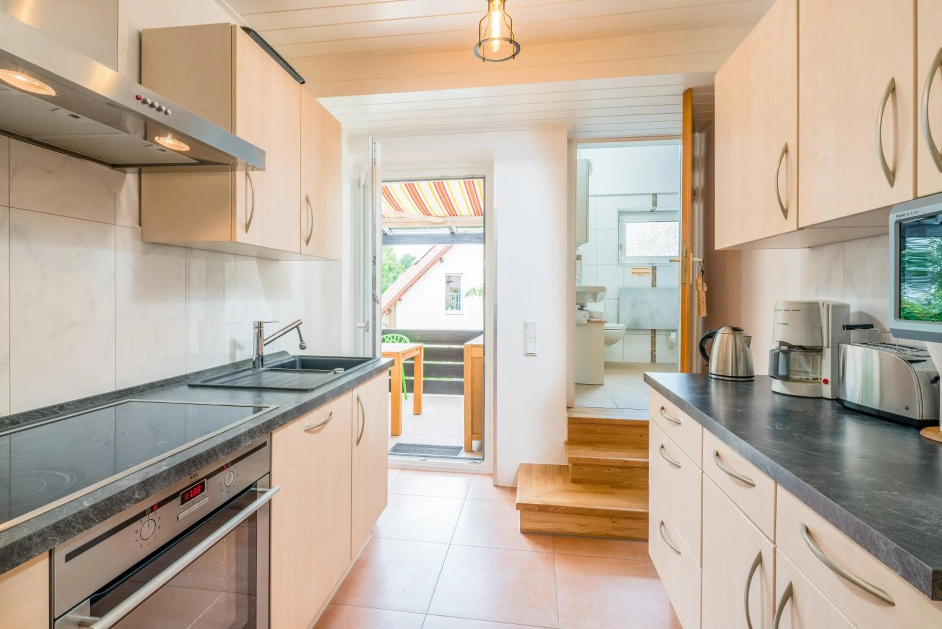 Kitchen or kitchenette in Hotel Knorz