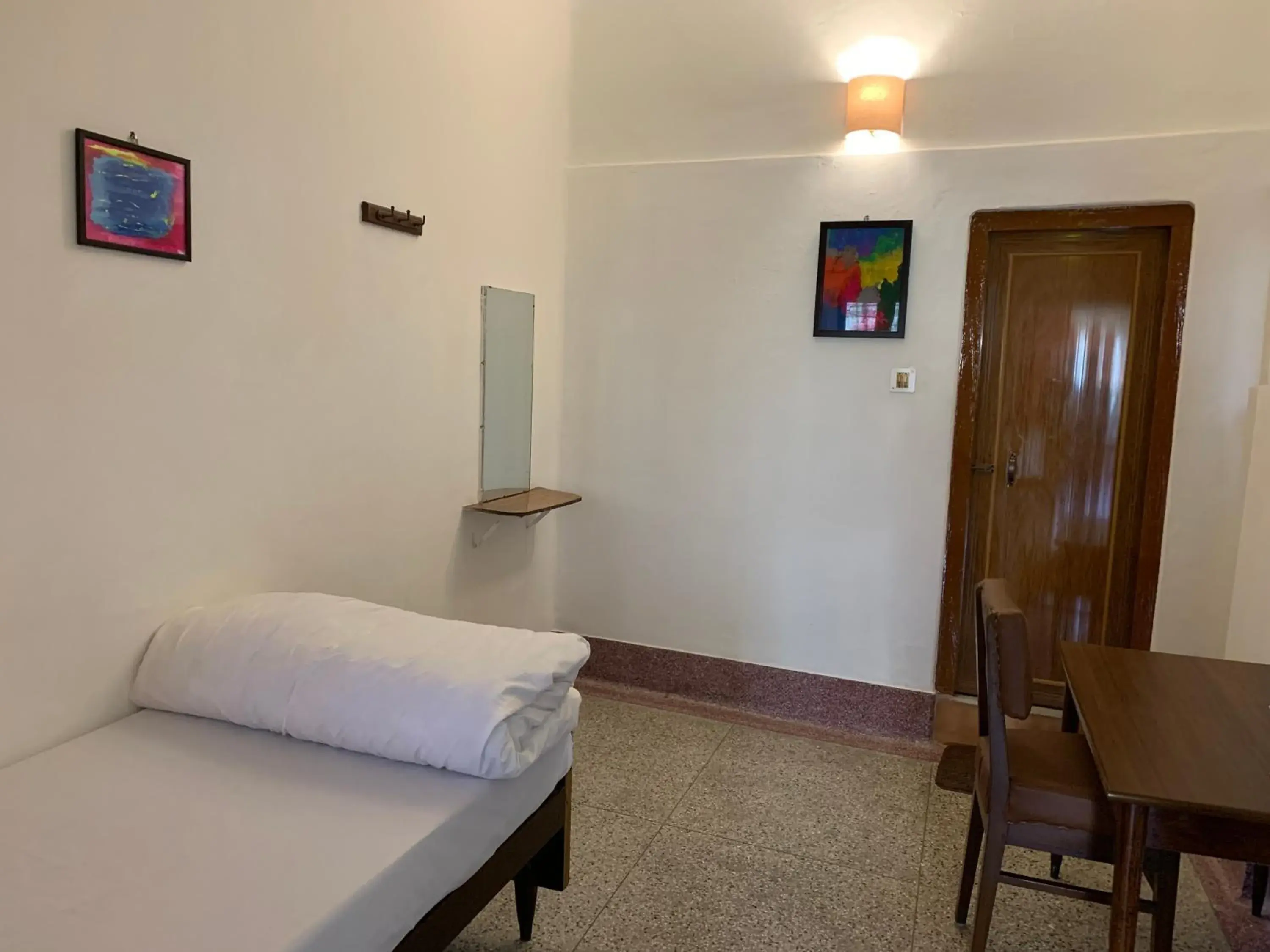 Seating area, Bed in Hotel Saluja Seating area, Bed in Hotel Saluja