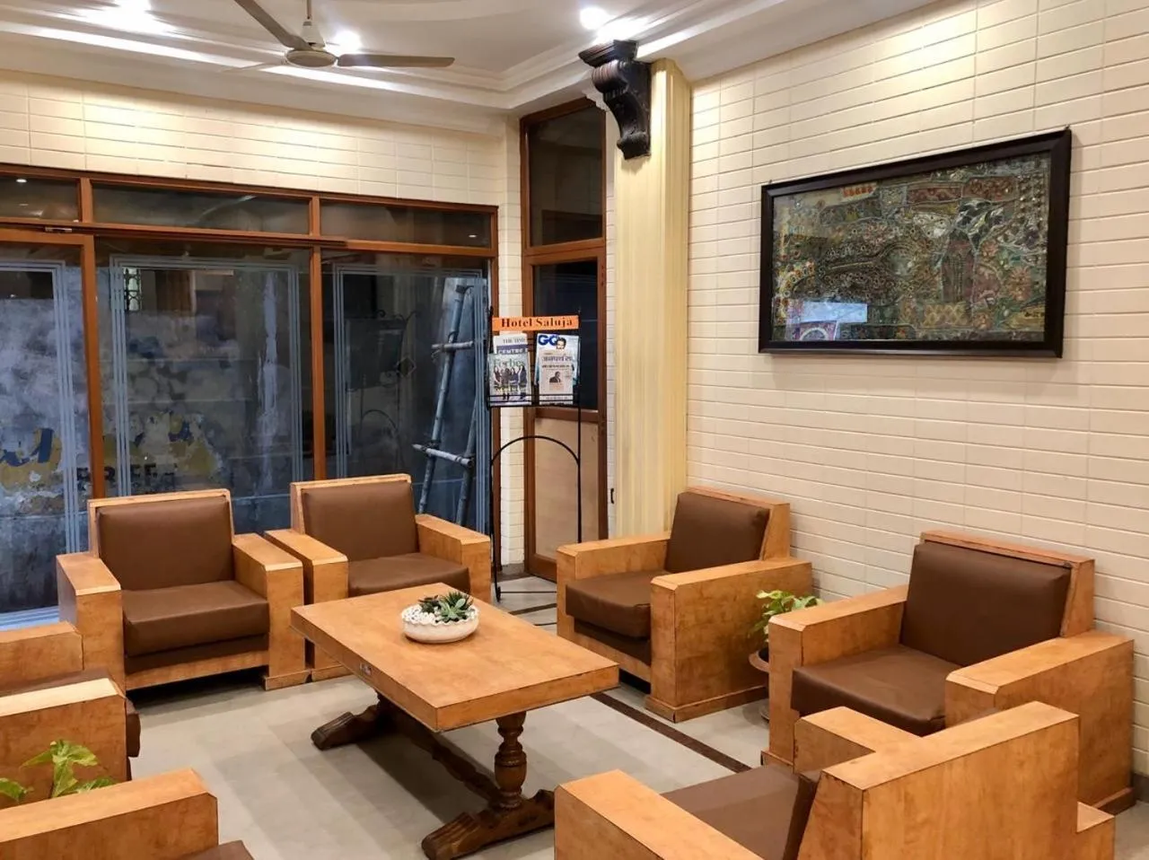 Lobby or reception in Hotel Saluja