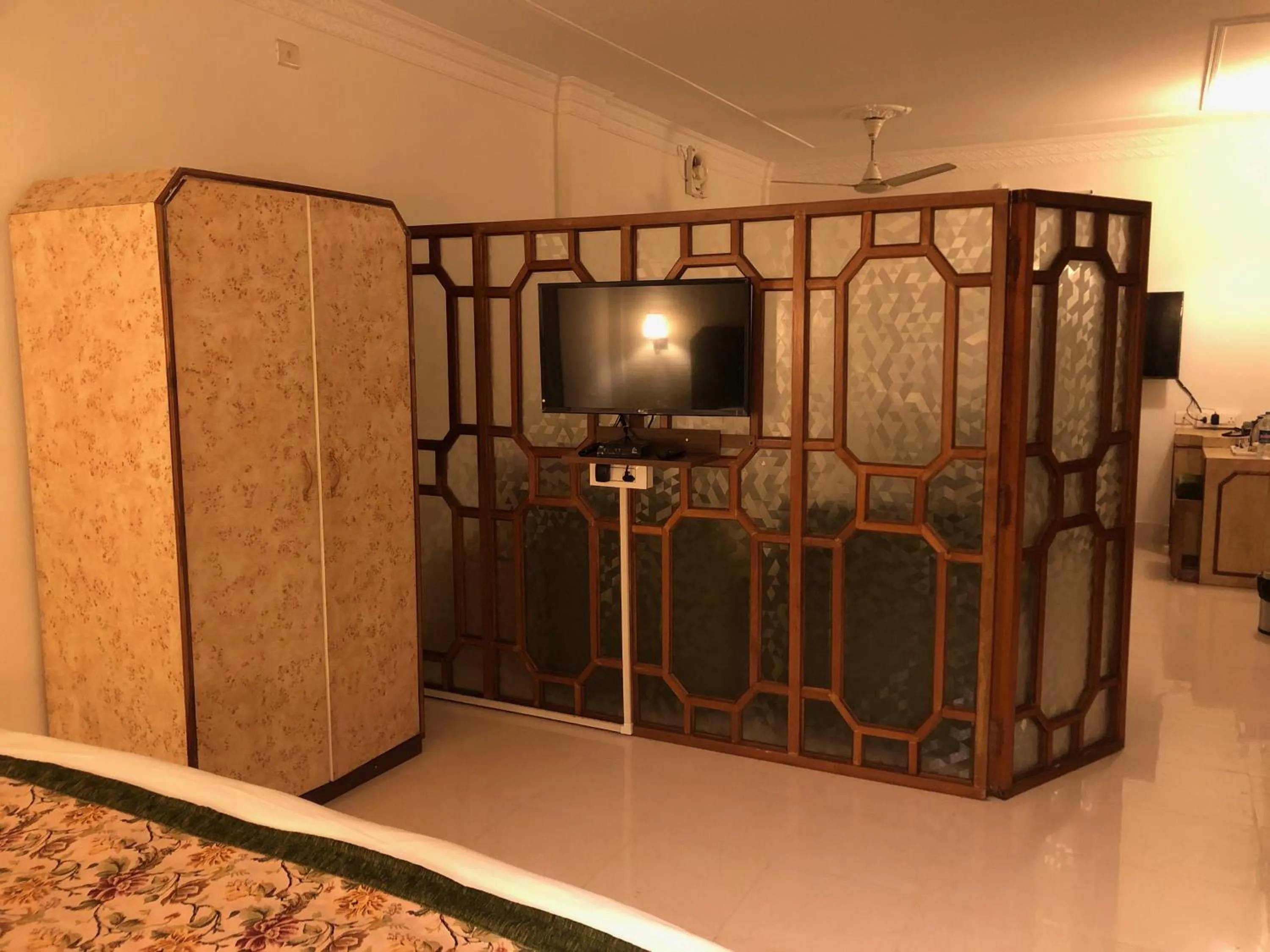 TV and multimedia, Bed in Hotel Saluja